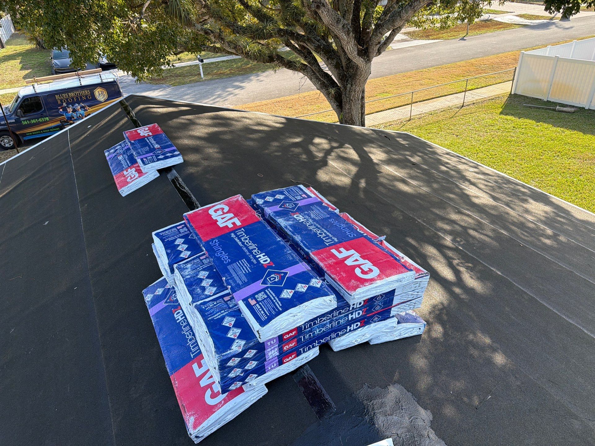 Residential Roofing Installation using GAF by BLUES BROTHERS ROOFING