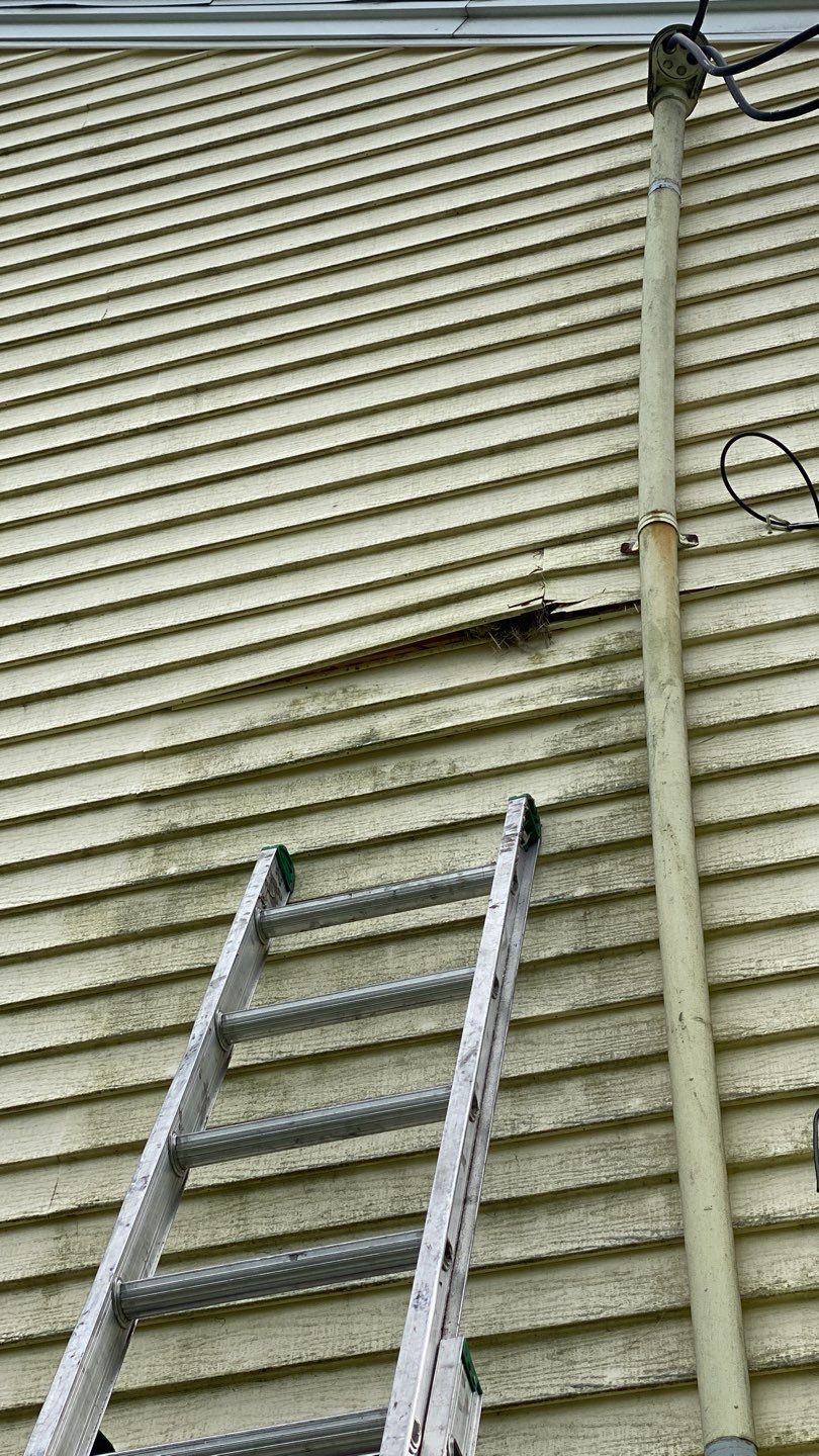 Siding Repair using Certainteed Double 4" by A Plus Exterior