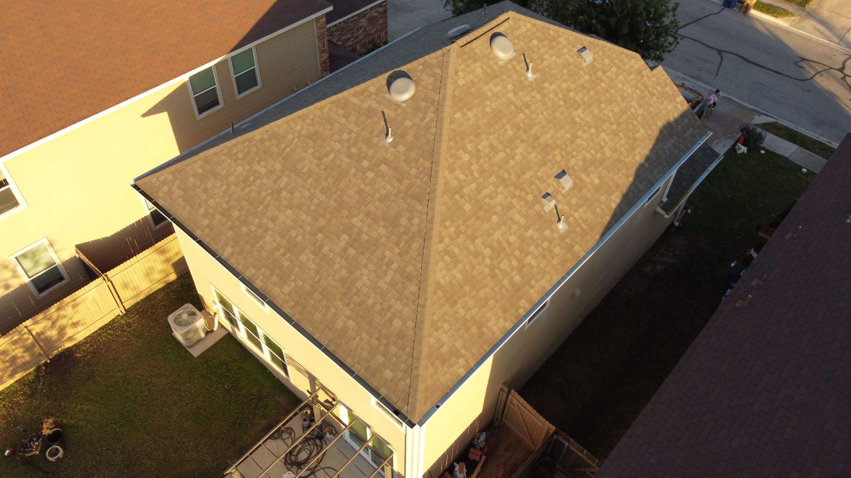 Hail Damage Restoration for Austin Two-Story Residential Home by Caliber Restoration LLC