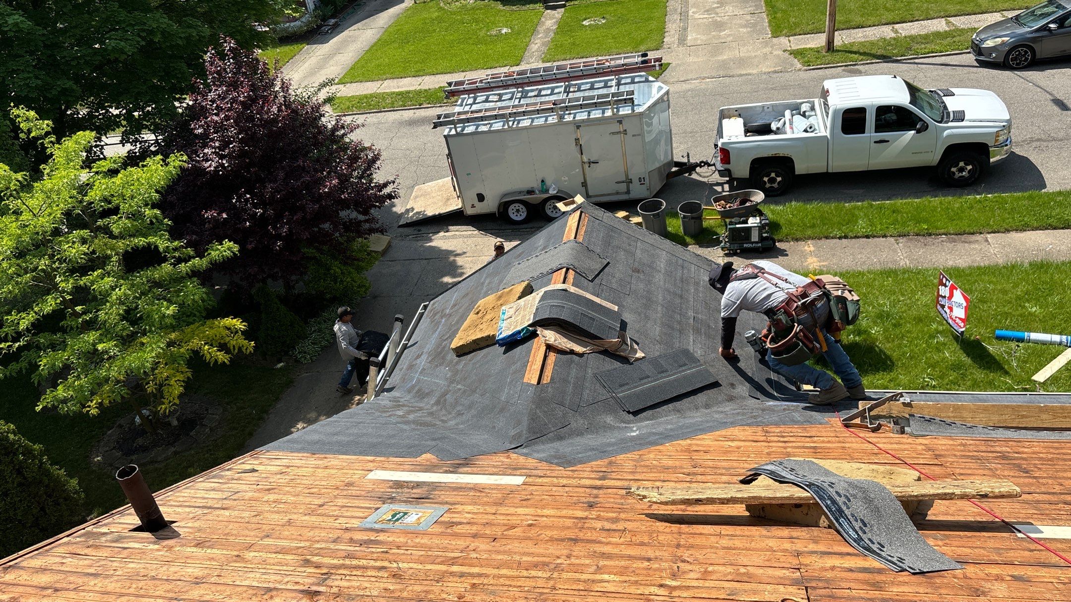 Roof Replacement using CertainTeed Landmark by 180 Contractors