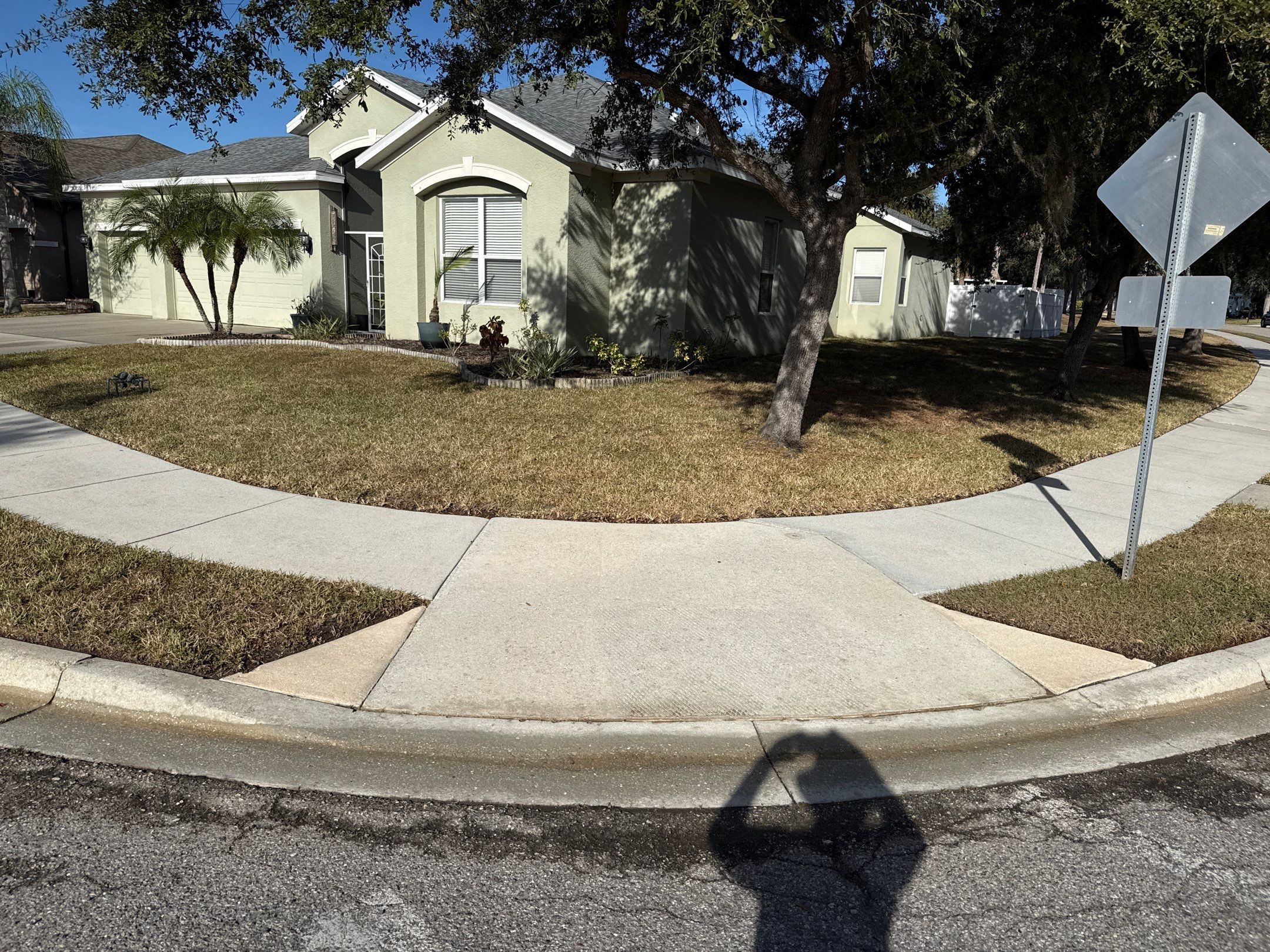 Driveway & Sidewalk Cleaning Transformation | Kingsfield Lakes, Parrish FL by Sunshine AquaWash