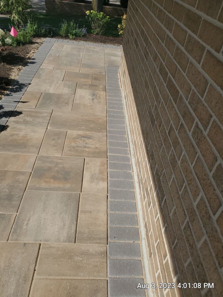 Brick paver clean, sand and seal. using Surebond SB-1300 by Northern Power Washing LLC.