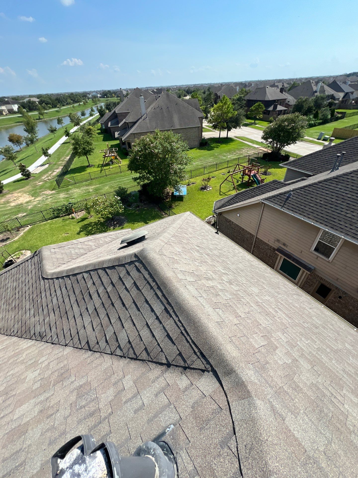 Hail Damage using Owen's Corning Duration (Lifetime) Shingles by Roof Repair Services LLC