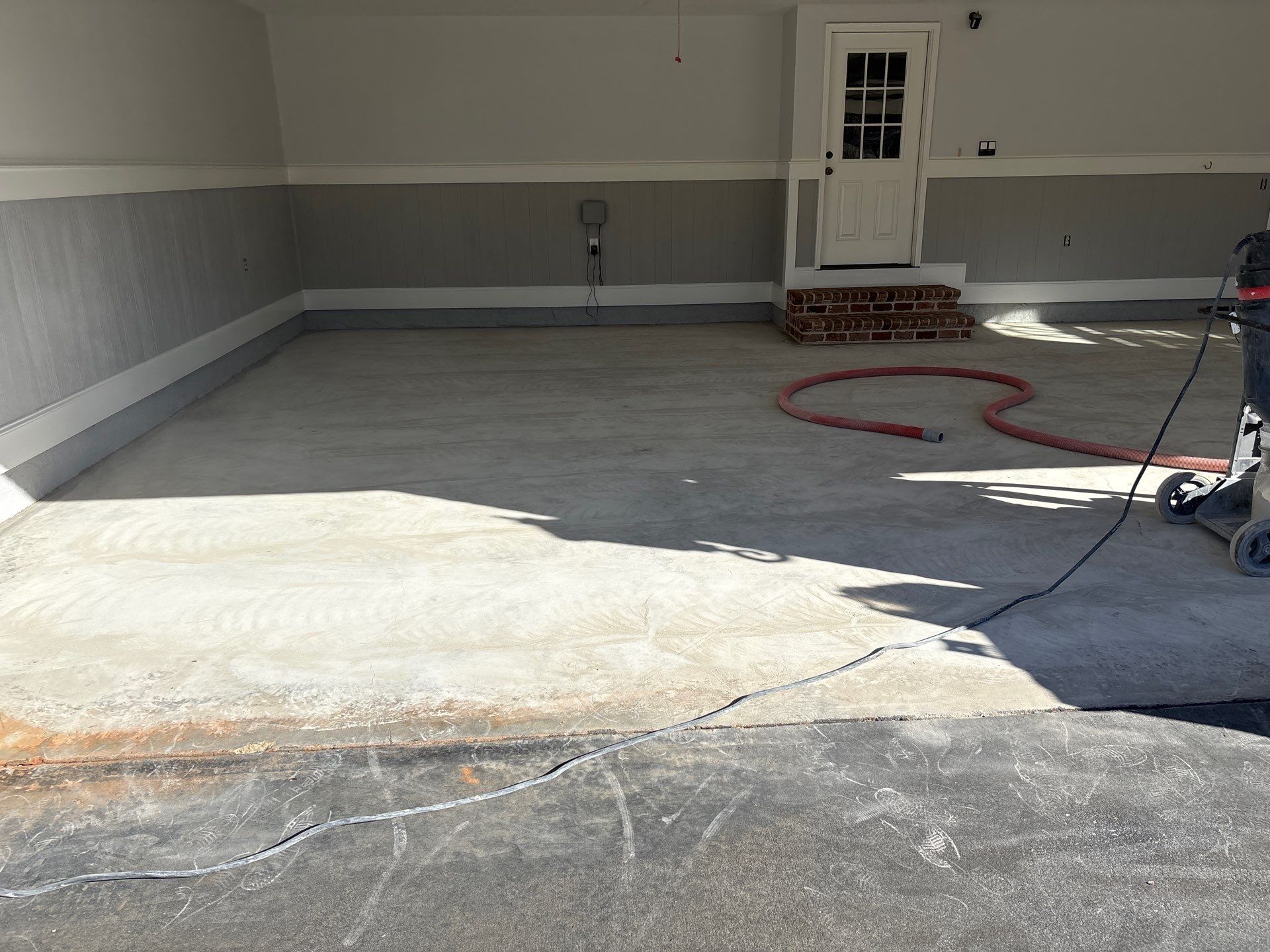 Large Garage using Penntek Industrial Coatings by Concrete Coatings of Georgia