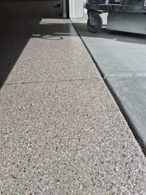 Pebble Beach Polyurea Garage Floor Coating in Kennewick