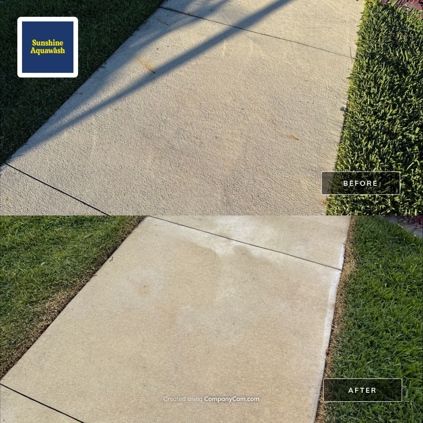 Rust Stain Removal from Concrete Driveway and Pavers in Park East at Azario | Lakewood Ranch, FL by Sunshine AquaWash