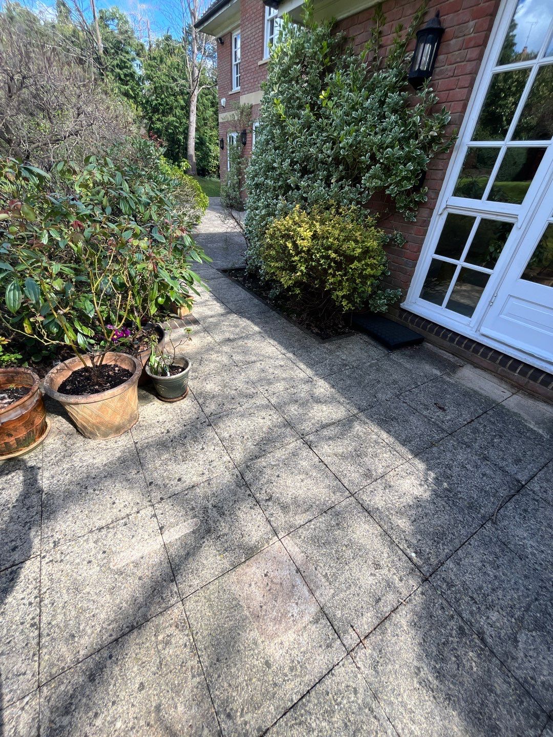 Exterior Clean - Roof - Patio using Honda 15lpm Low Pressure Washing Machine by Ges Exterior Cleaning ltd