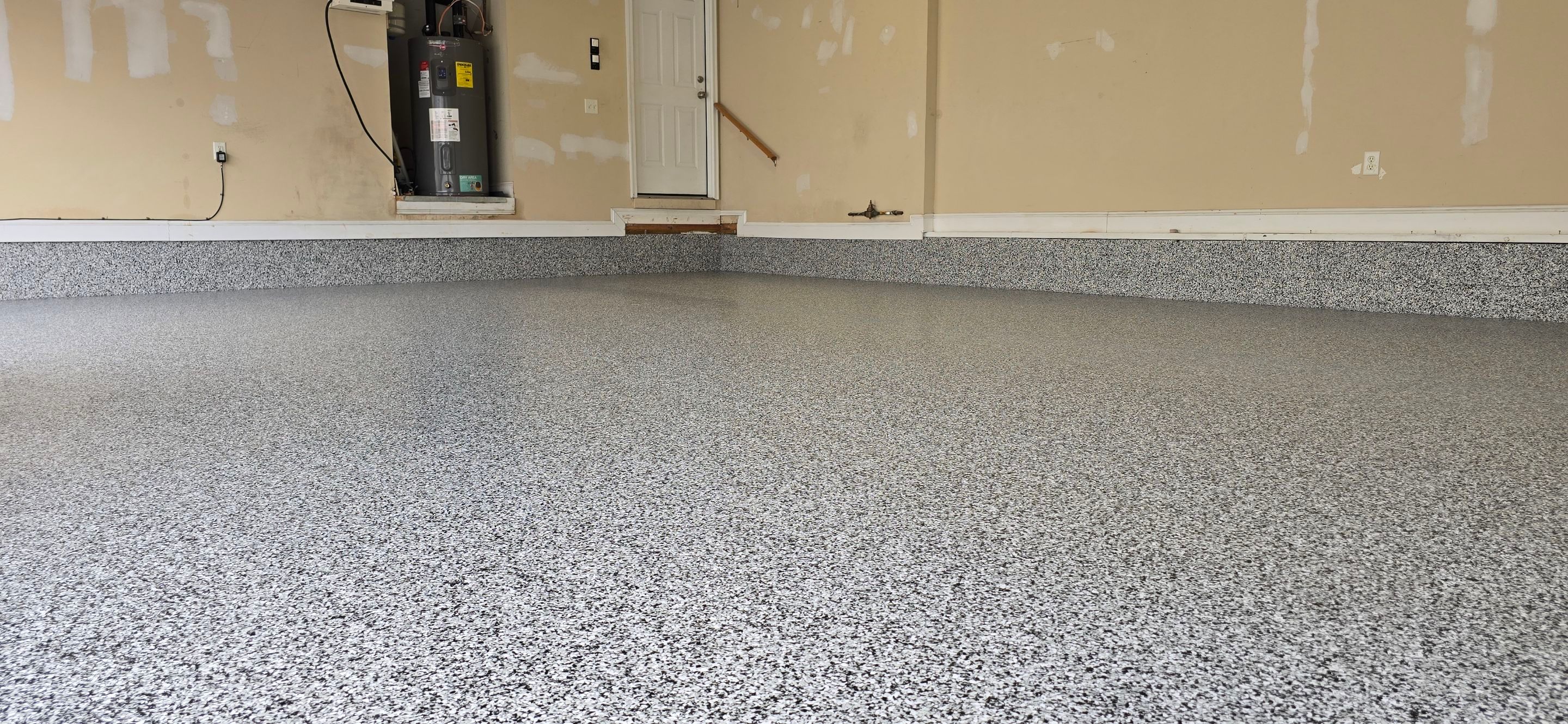 Garage & Front Porch using Domino & Outback by Elite Floor Solutions