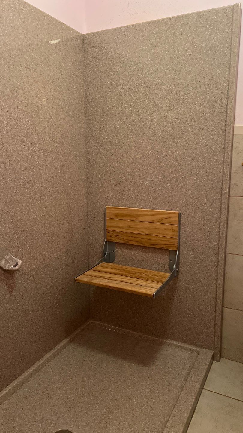 Bathroom Remodel using The Onyx Collection by Ekon Bath, LLC