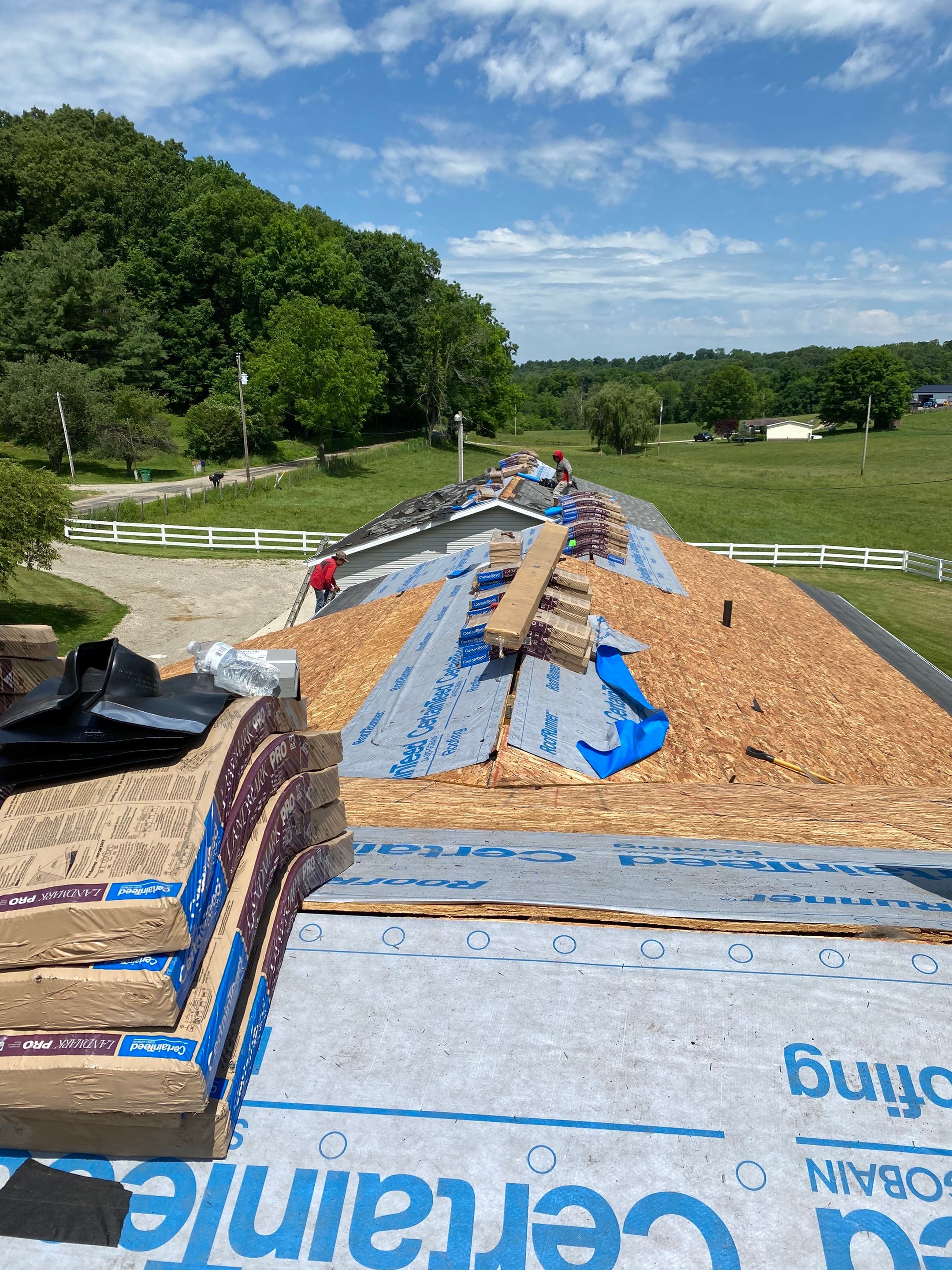 New Roof Installation by Best Roofing & Siding Company