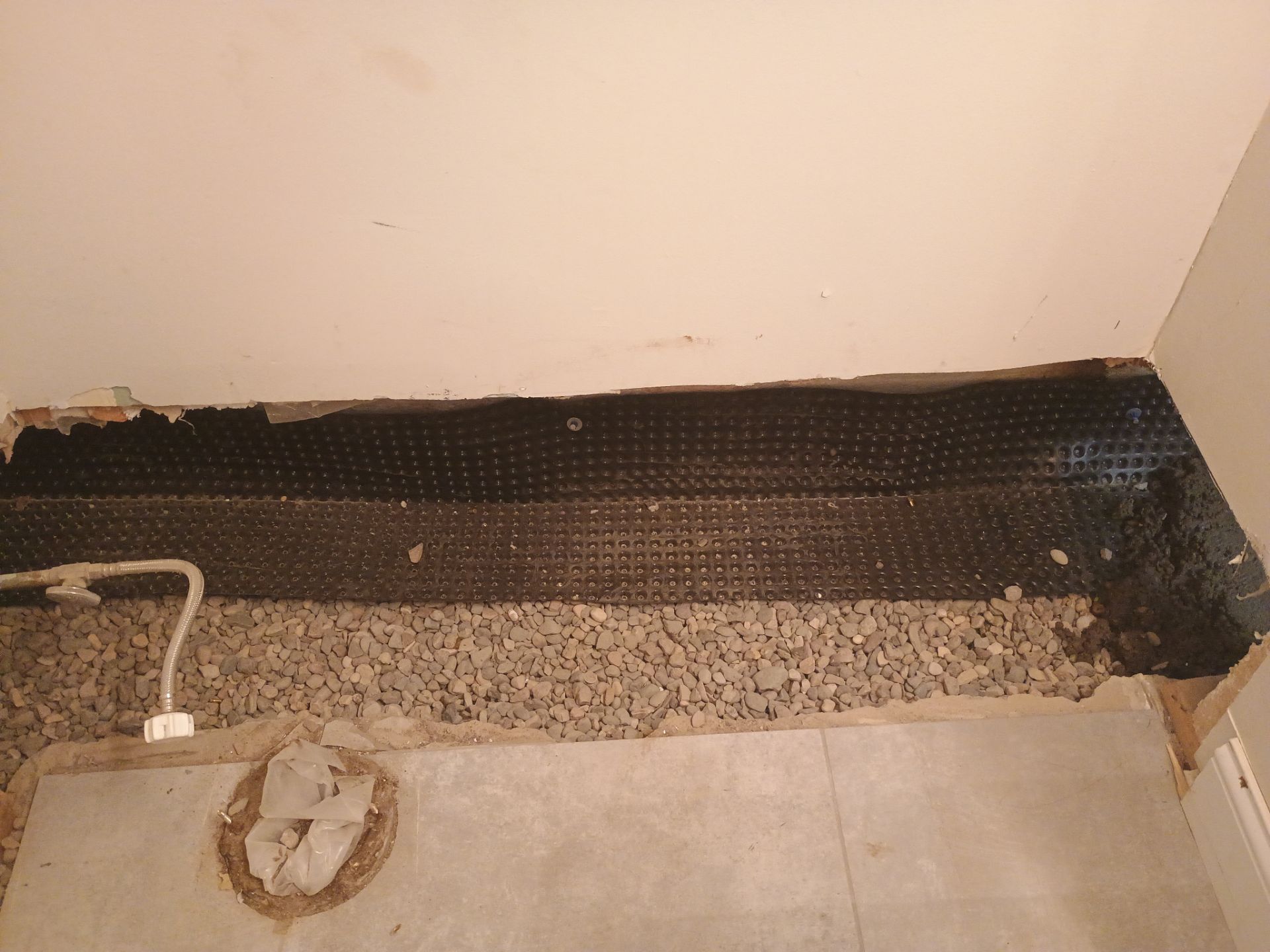 Interior Drain Tile Installation in South Minneapolis by Waterproofing Northeast