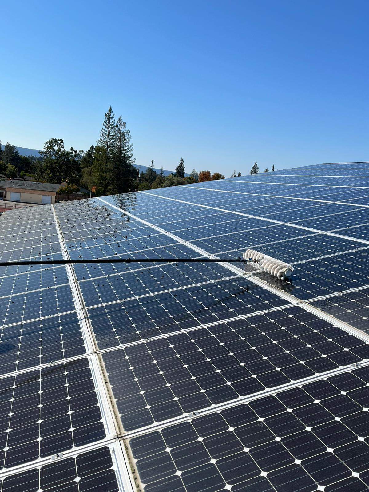 Los Alots Commercial Solar Panel Cleaning by All One Solar Shine