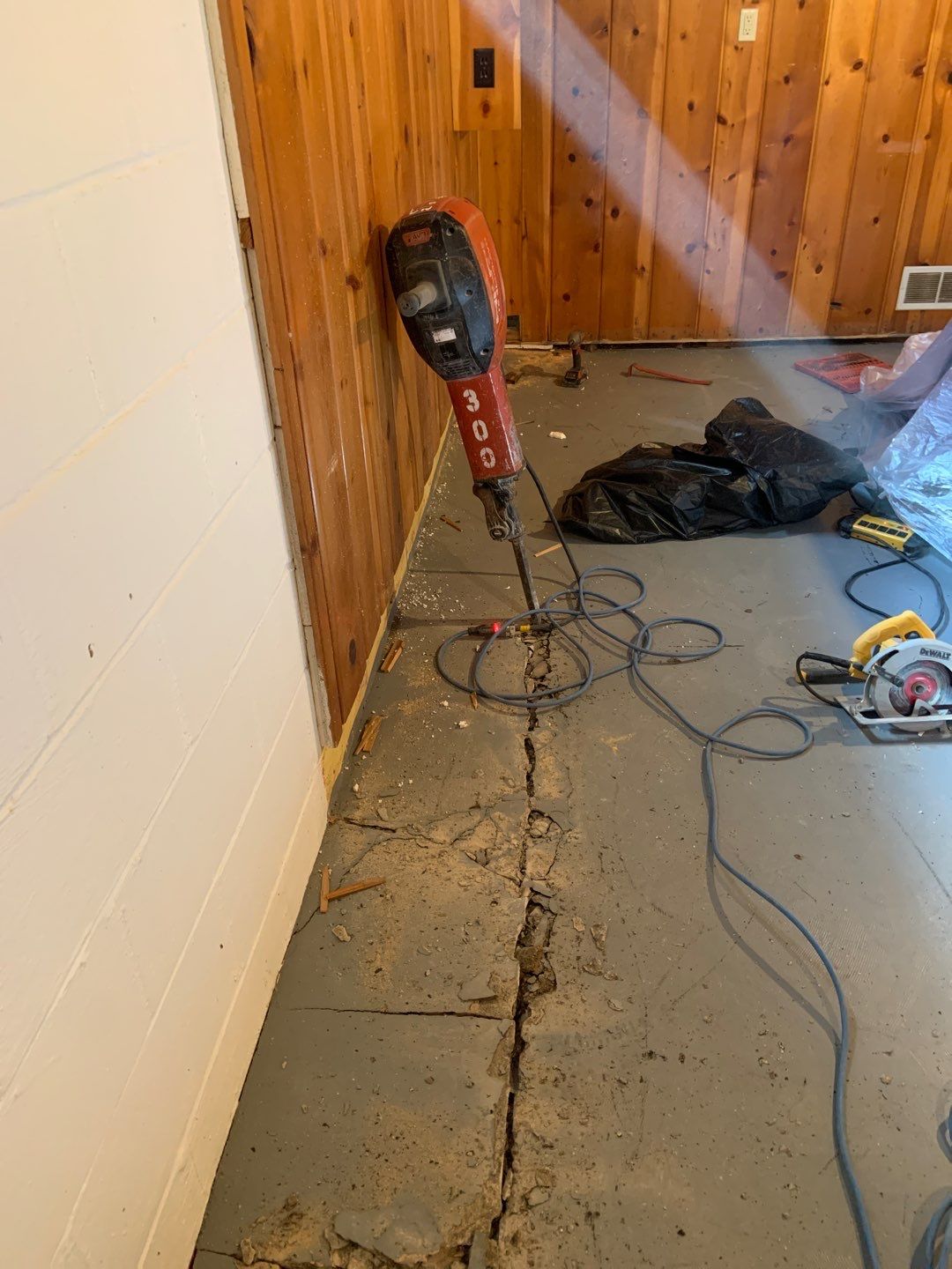 Custom Dual Sump System for Maggie by Waterproofing Northeast