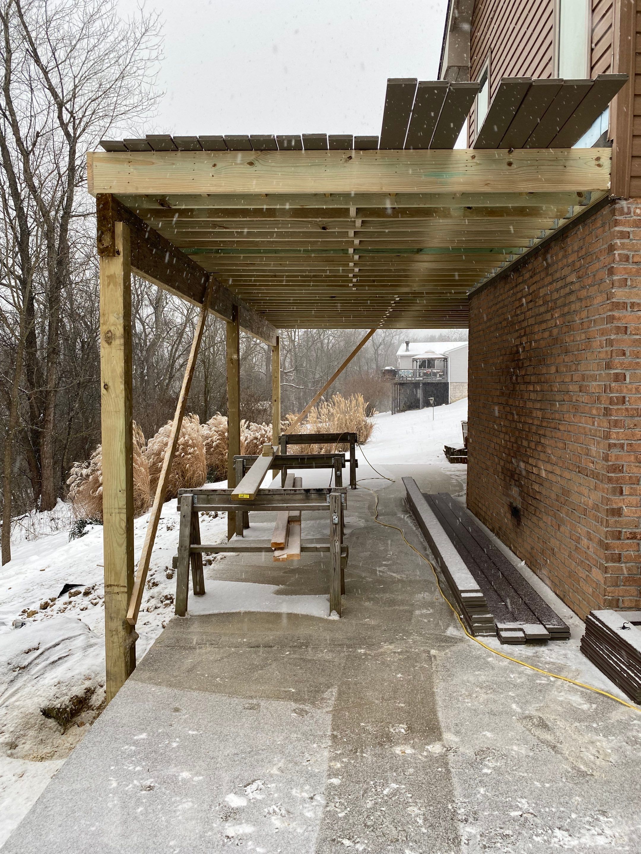Deck and Roof Build by Cousins Roofing Siding & Decks