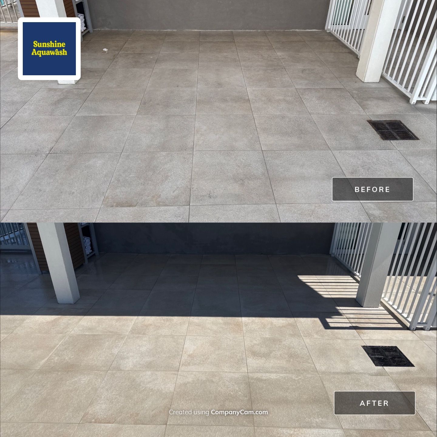 Hotel Pool Deck Cleaning at Compass Hotel Near Anna Maria, FL by Sunshine AquaWash