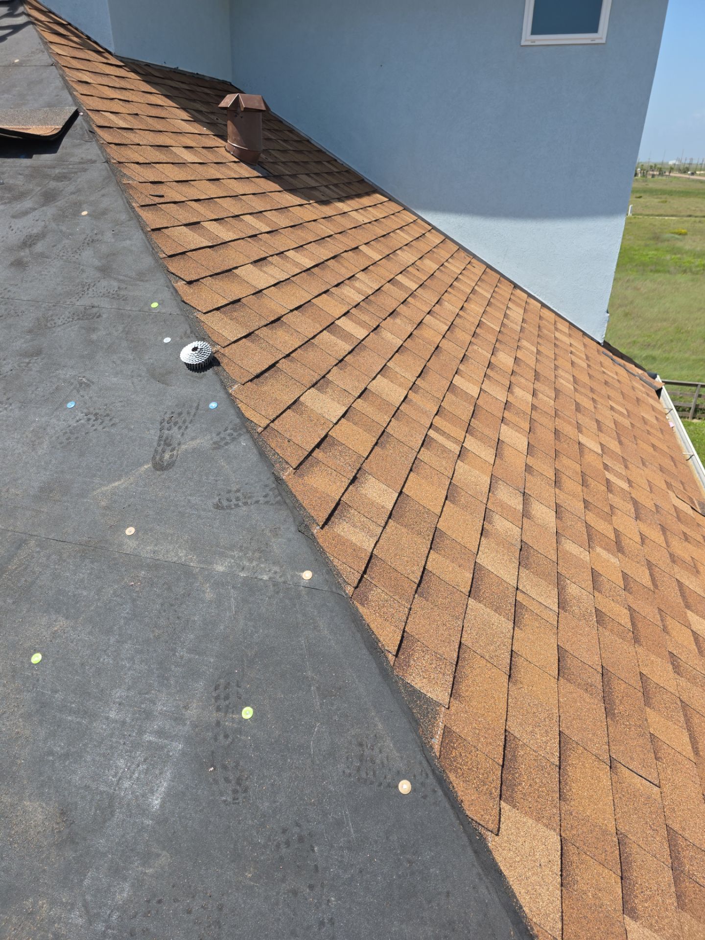 We Aint Scared of heights  by Bayfront Roofing and Construction