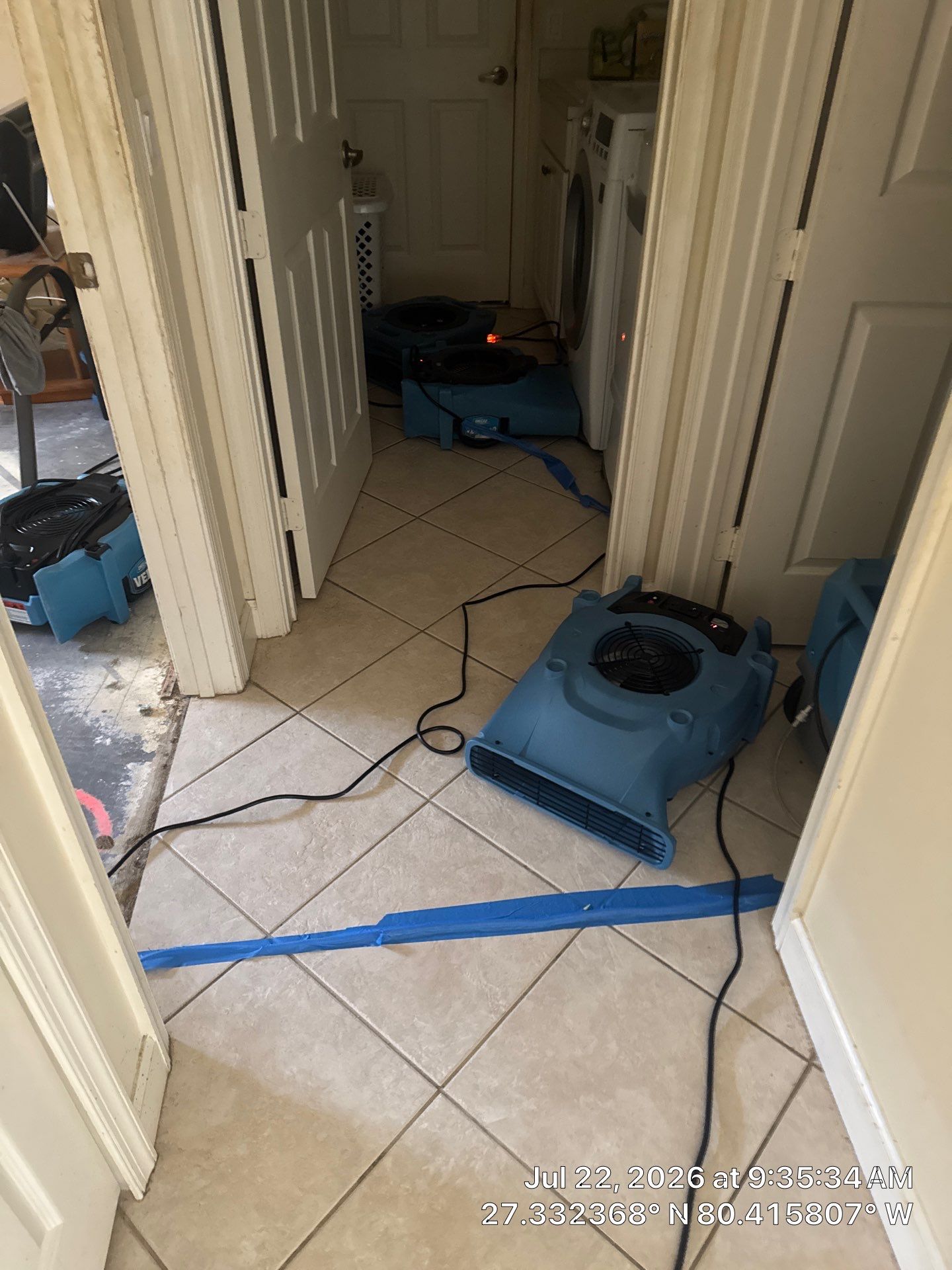 Water Damage Mitigation and Thermal Moisture Inspection in Port St. Lucie by SuperClean