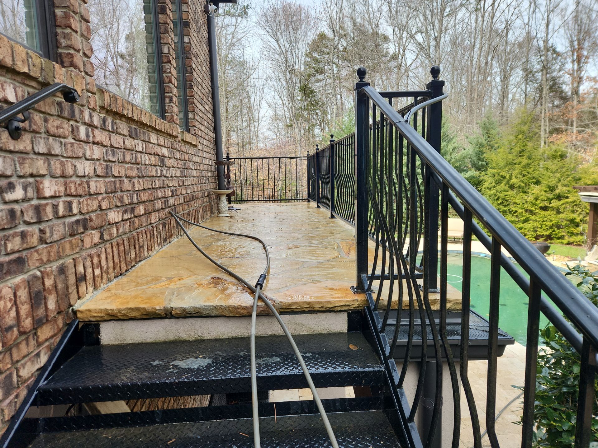 travertine  using Concrete Sealant by DuraSeal