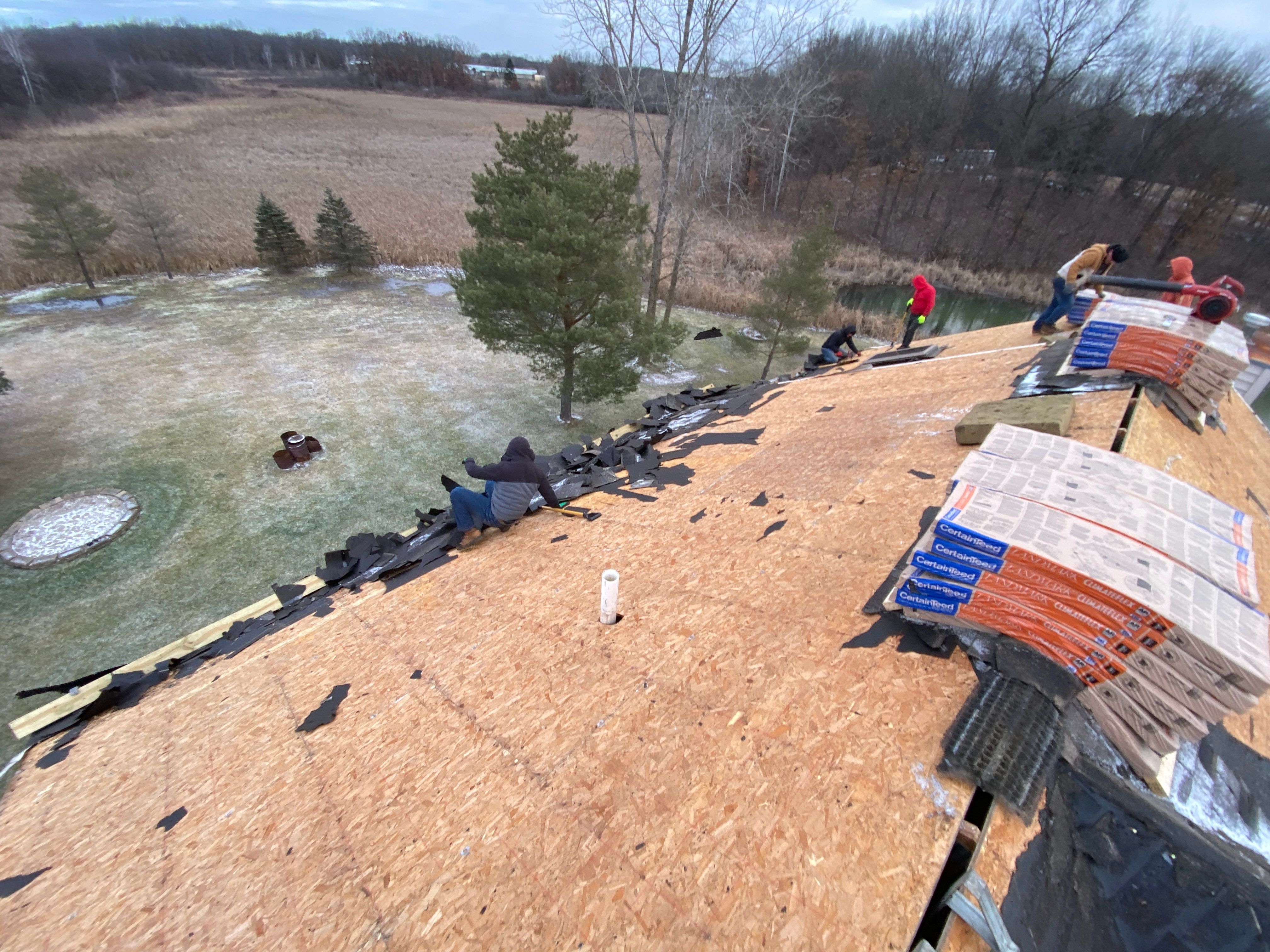 Roof Replacement using CertainTeed Landmark Pro by 180 Contractors
