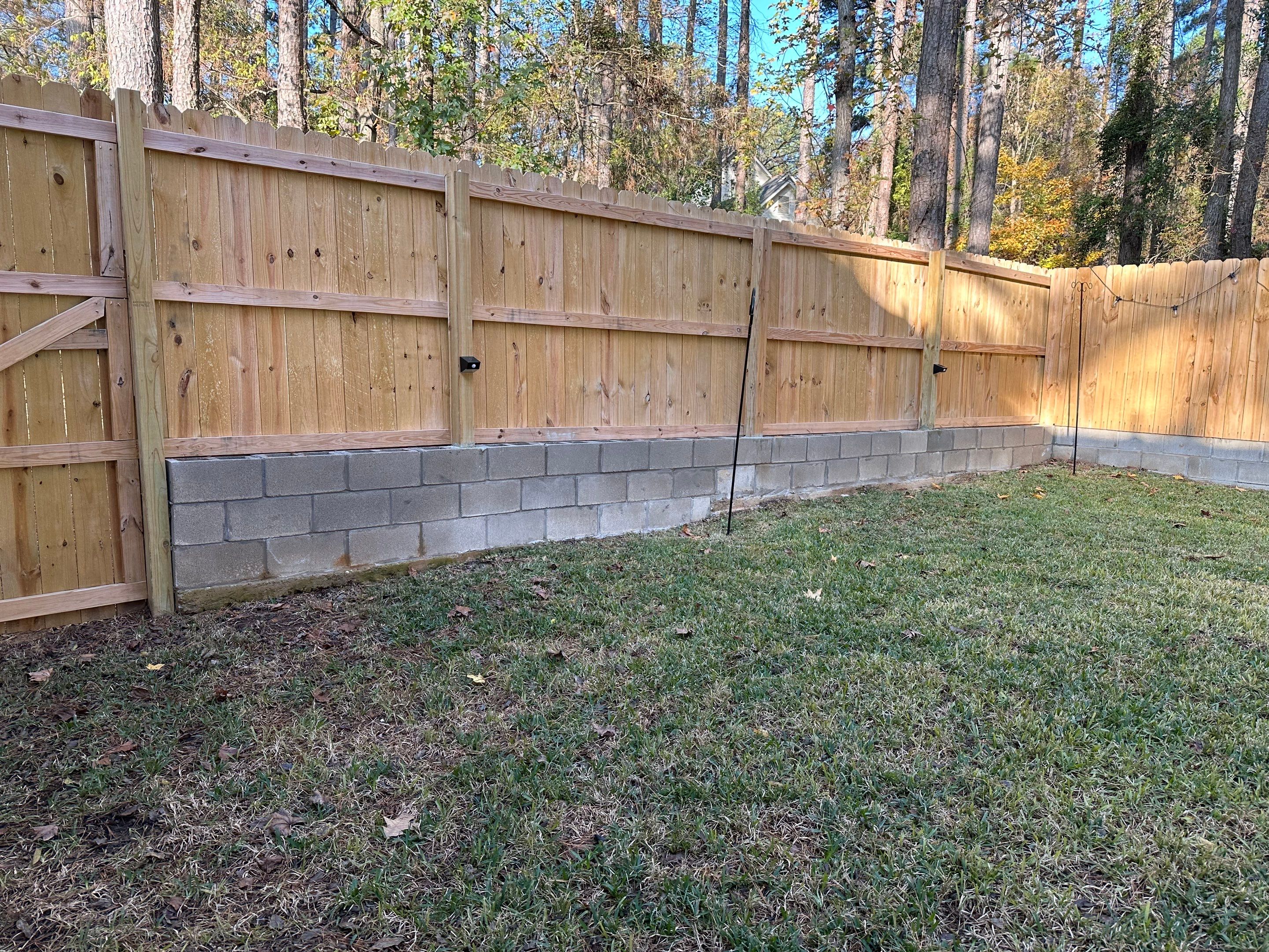 Hide-a-way Lake, Tx. Fence Staining and Interior Work by Quality Coats Painting