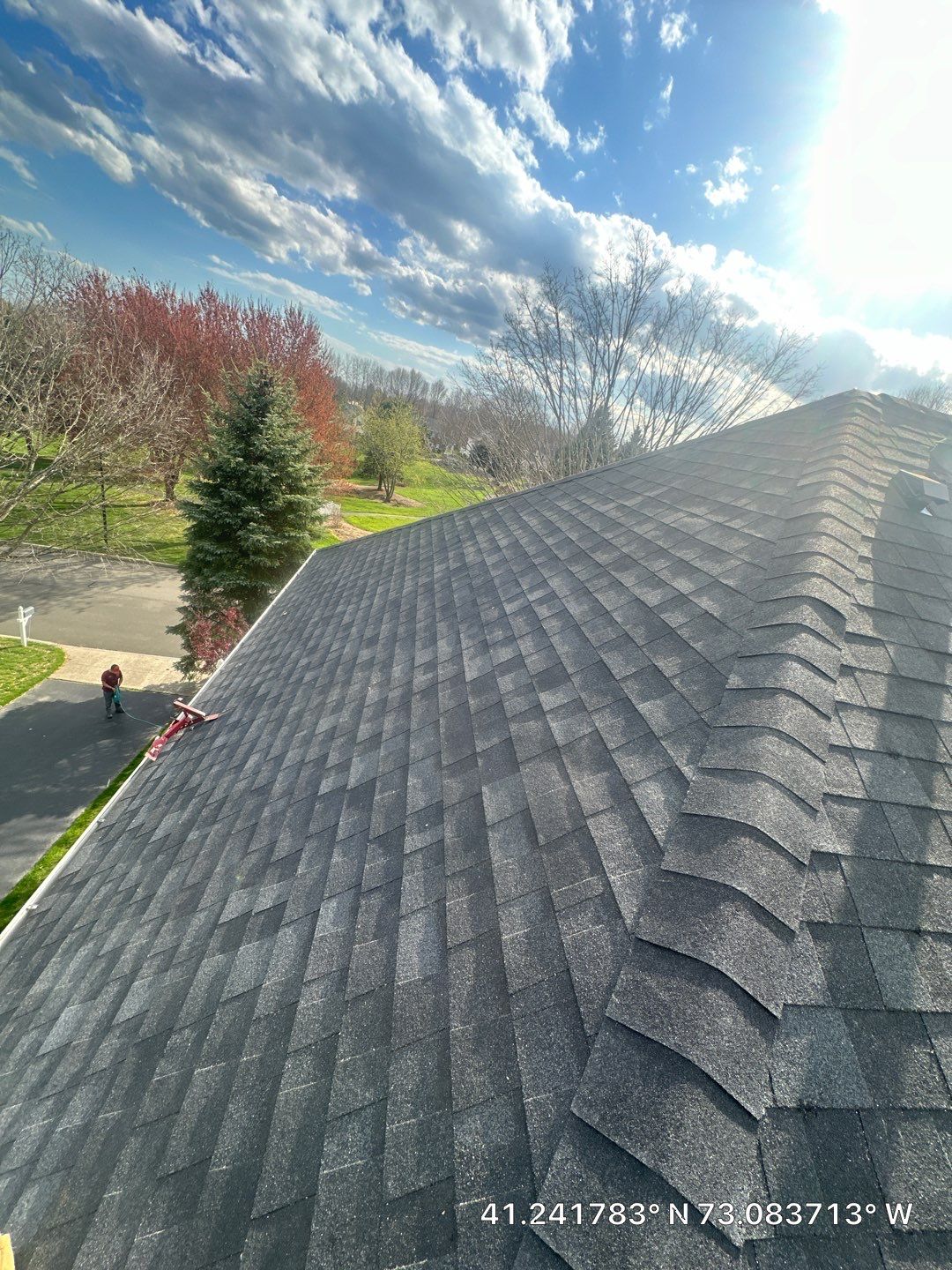 Residential Roofing Installation using Owens Corning TruDefinition Duration - Onyx Black by A Plus Exterior