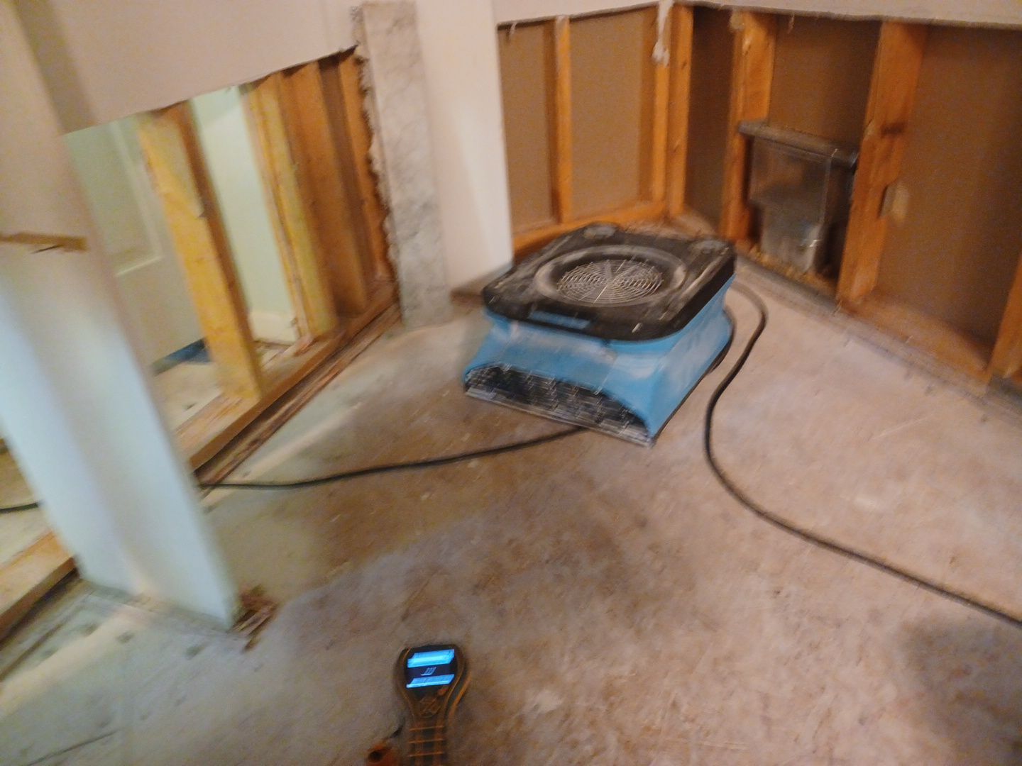 Project in Village of Clarkston by EzDry Water Mitigation & Property Restoration