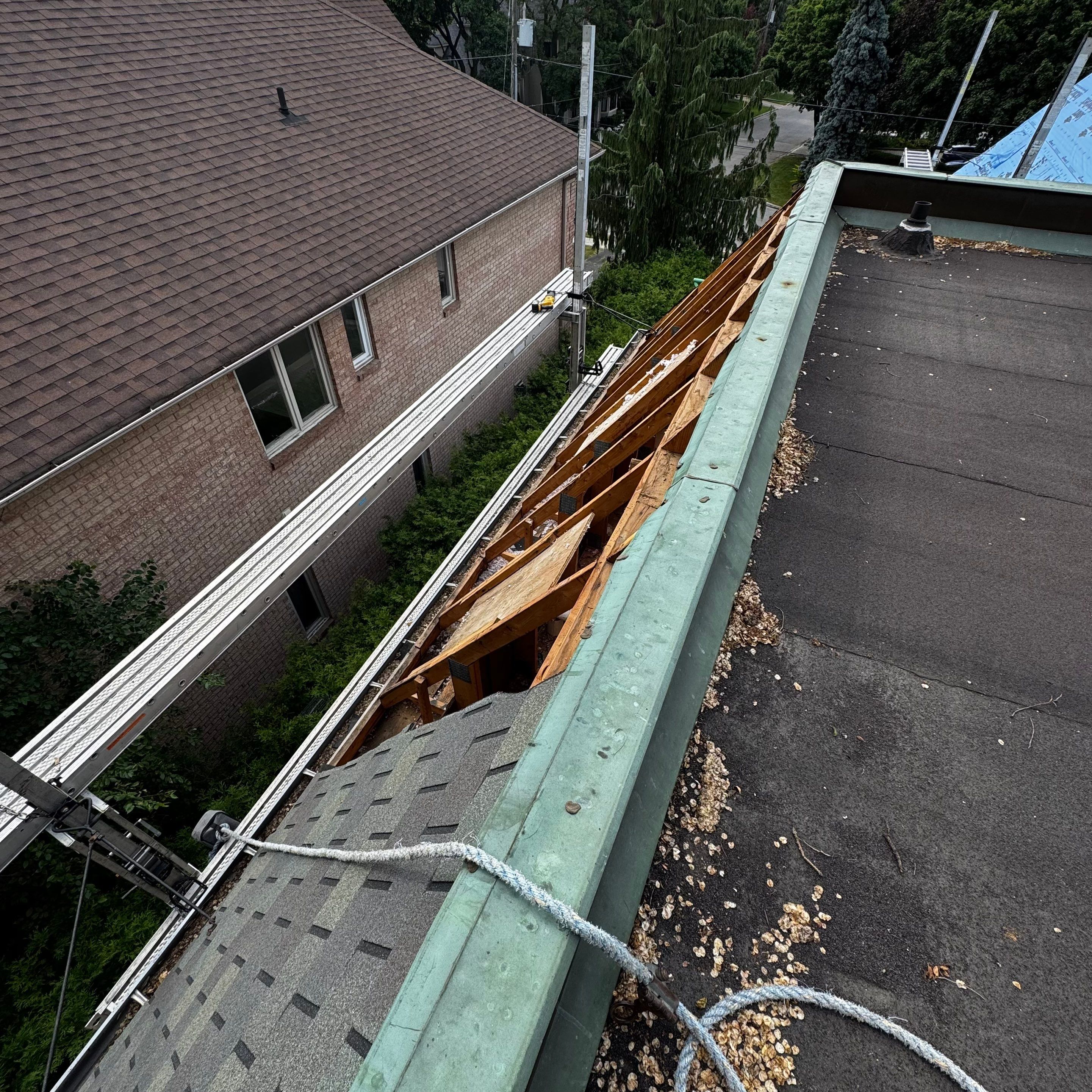 Residential Roofing Installation using Vicwest True Natuer. Metal Shingle by Jay Carter Roofing & Sheet Metal