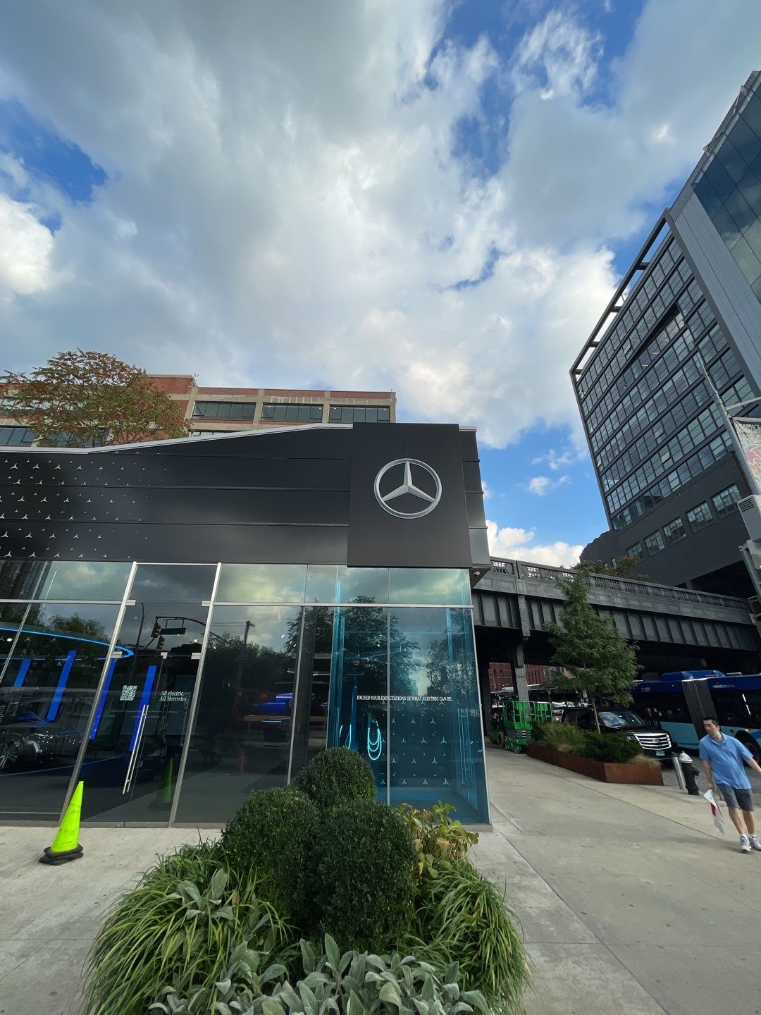 Mercedes Benz EQ Showroom NYC by CAD Signs
