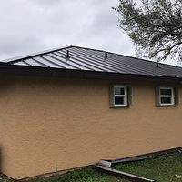 24ga 1" Nail-Strip Dark Bronze  by Total Roofing System The Metal Roof Experts