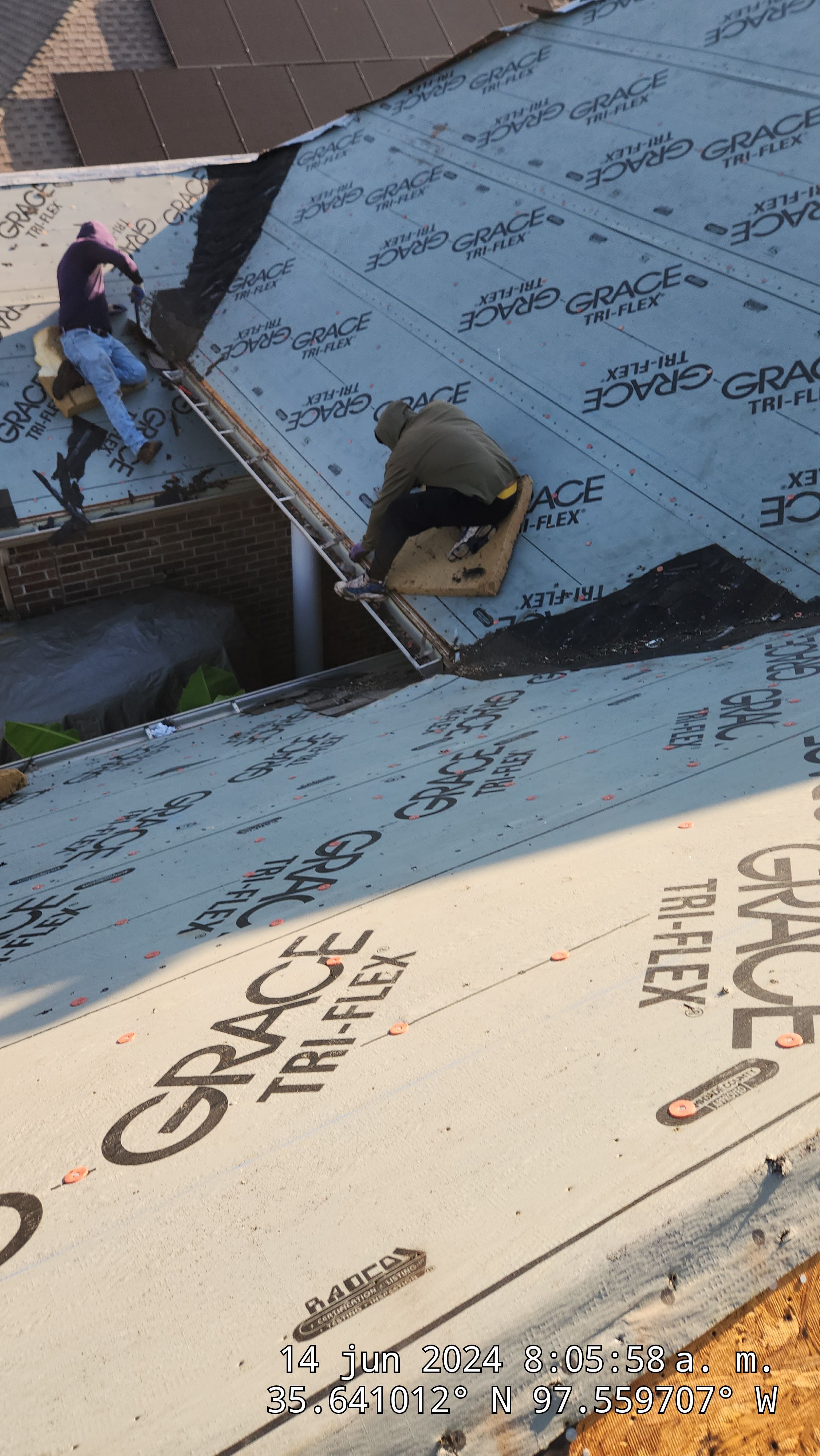 Reroof using GAF HDZ in Charcoal by Castillo Roofing
