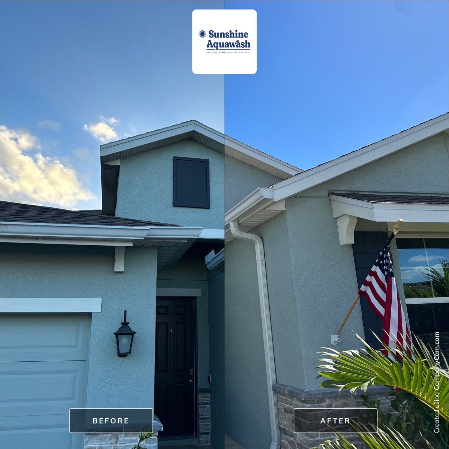 House Wash & Paver Driveway Cleaning in Trevesta Community, Palmetto, FL | Sunshine AquaWash by Sunshine AquaWash