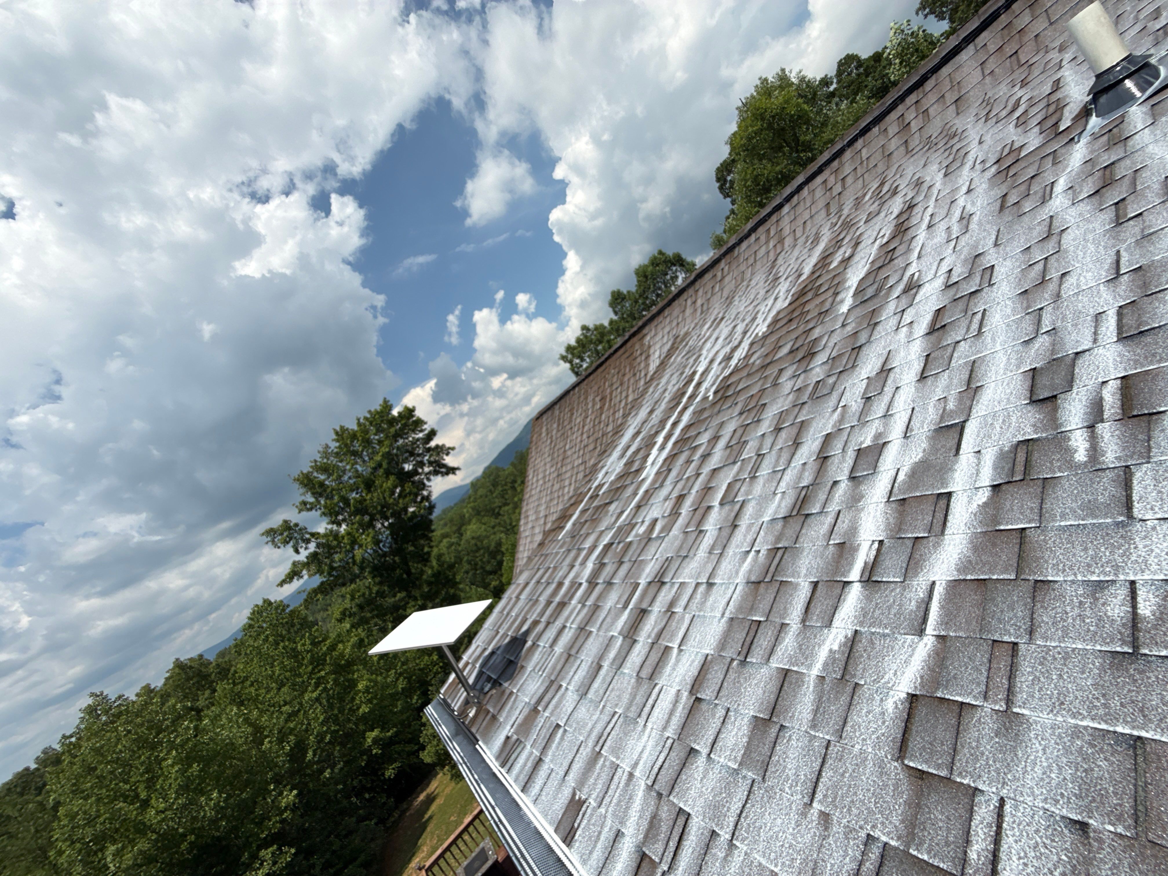 Asphalt Shingle Roof Cleaning and Pipe Boot Repair in Lake Lure by Bright Home Connections