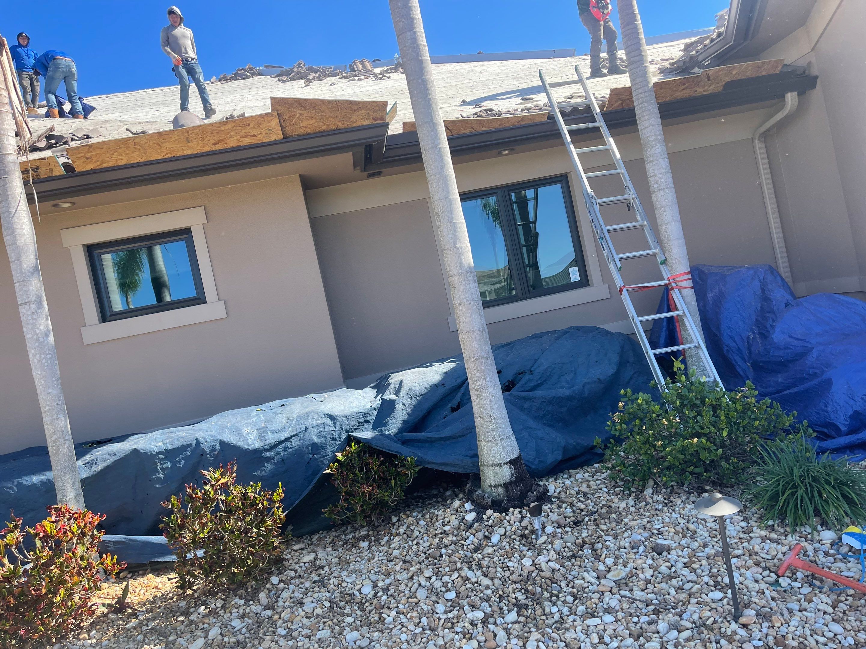 Residential Roofing Installation using Standing Seam Metal Roof in Cape Coral, FL by International Roofing