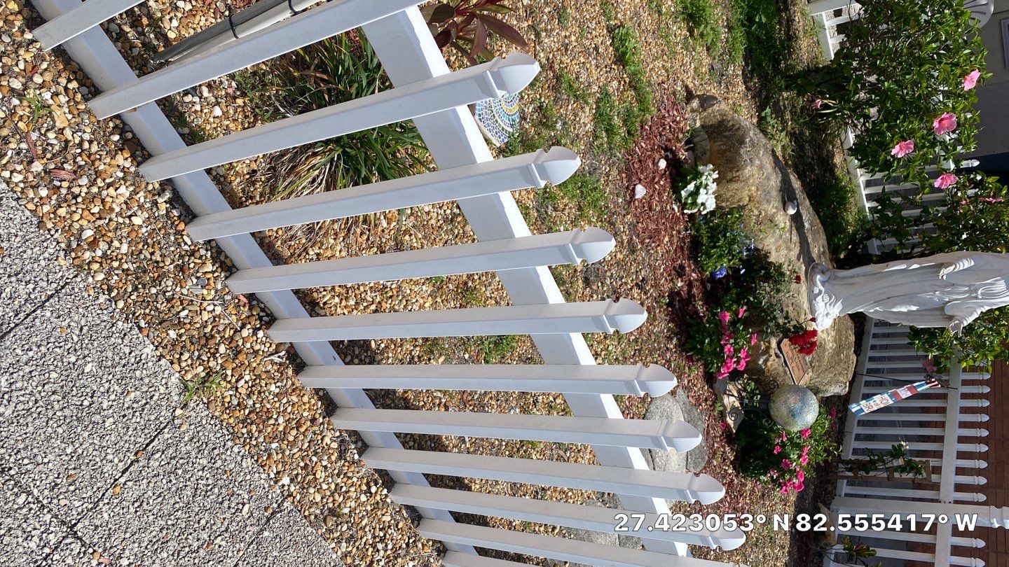 Sarasota, FL 3ft. Tall White Vinyl Spaced Picket Fence by Asap fence and gates, LLC