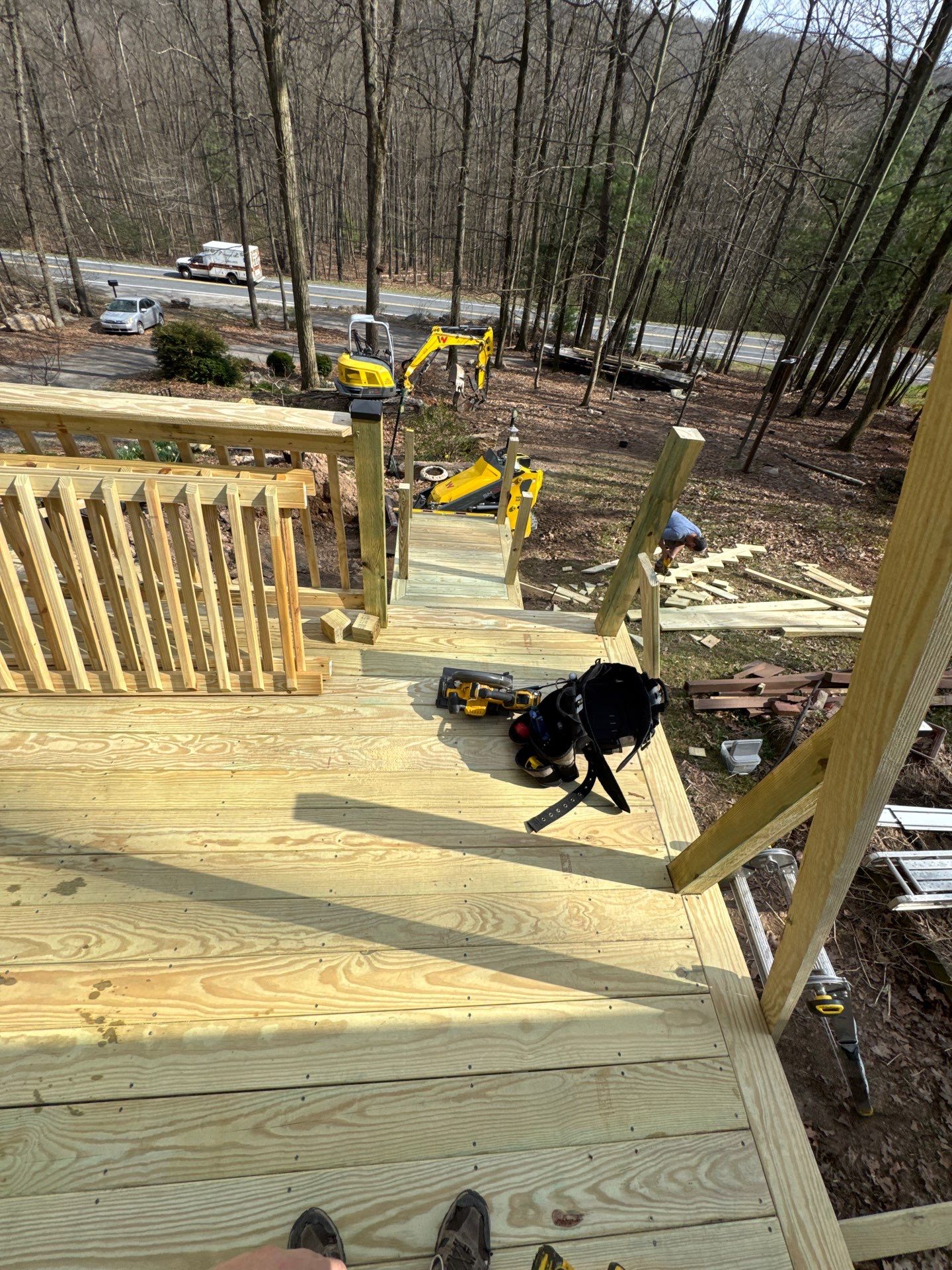 Pressure-Treated Deck Replacement by Esh Builders