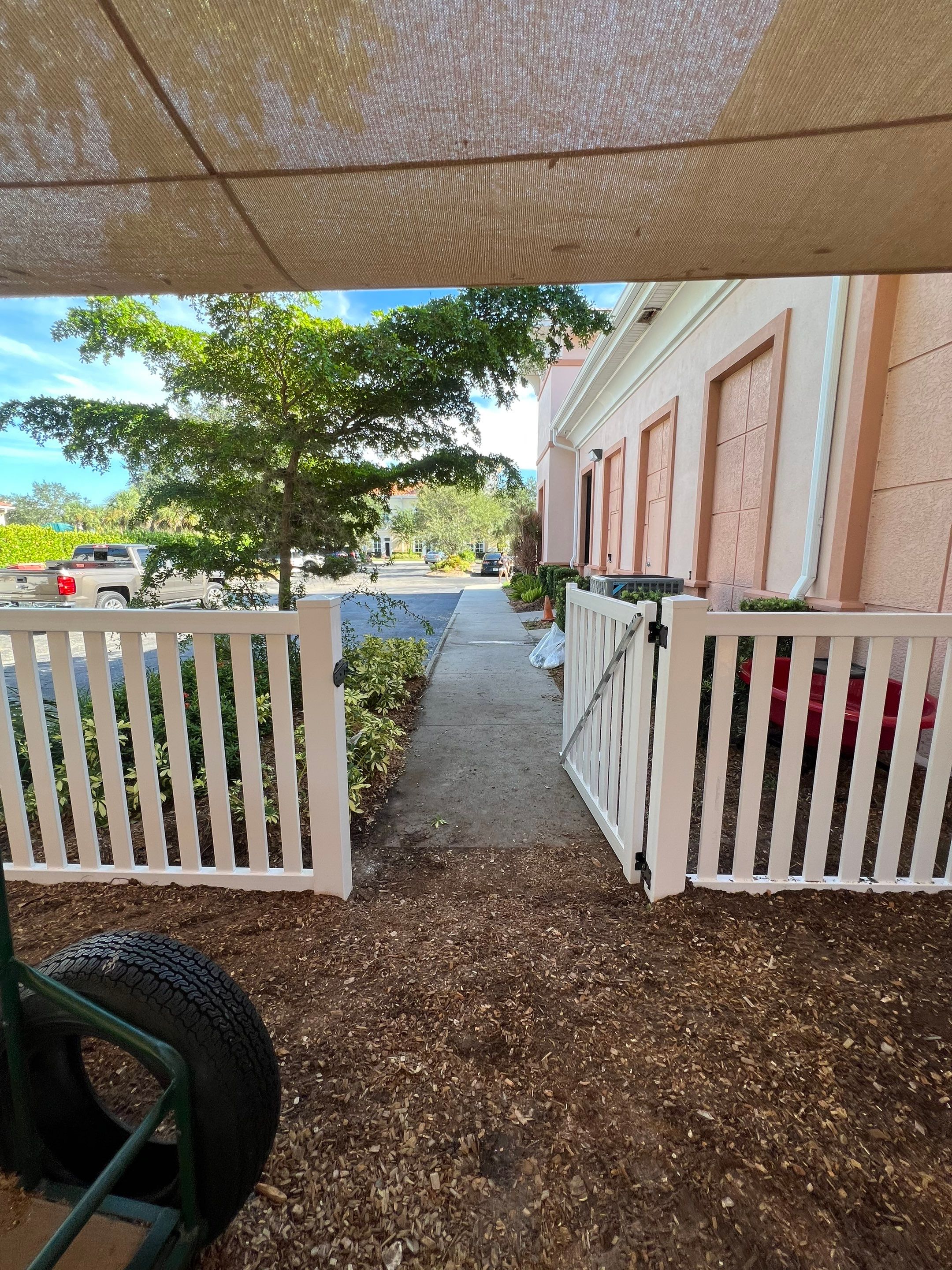 Vinyl Fence Installation using Vinyl Picket Fence by Asap fence and gates, LLC