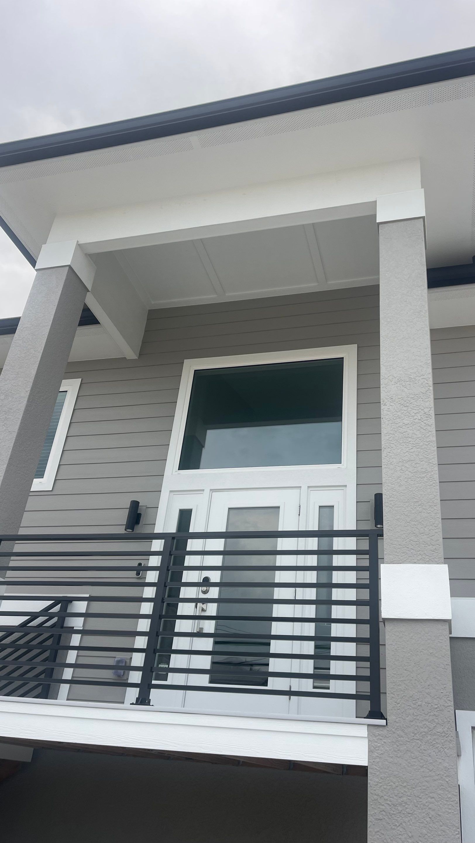 Custom Black Seamless Gutter in Fort Myers Beach FL by Gutter Professors