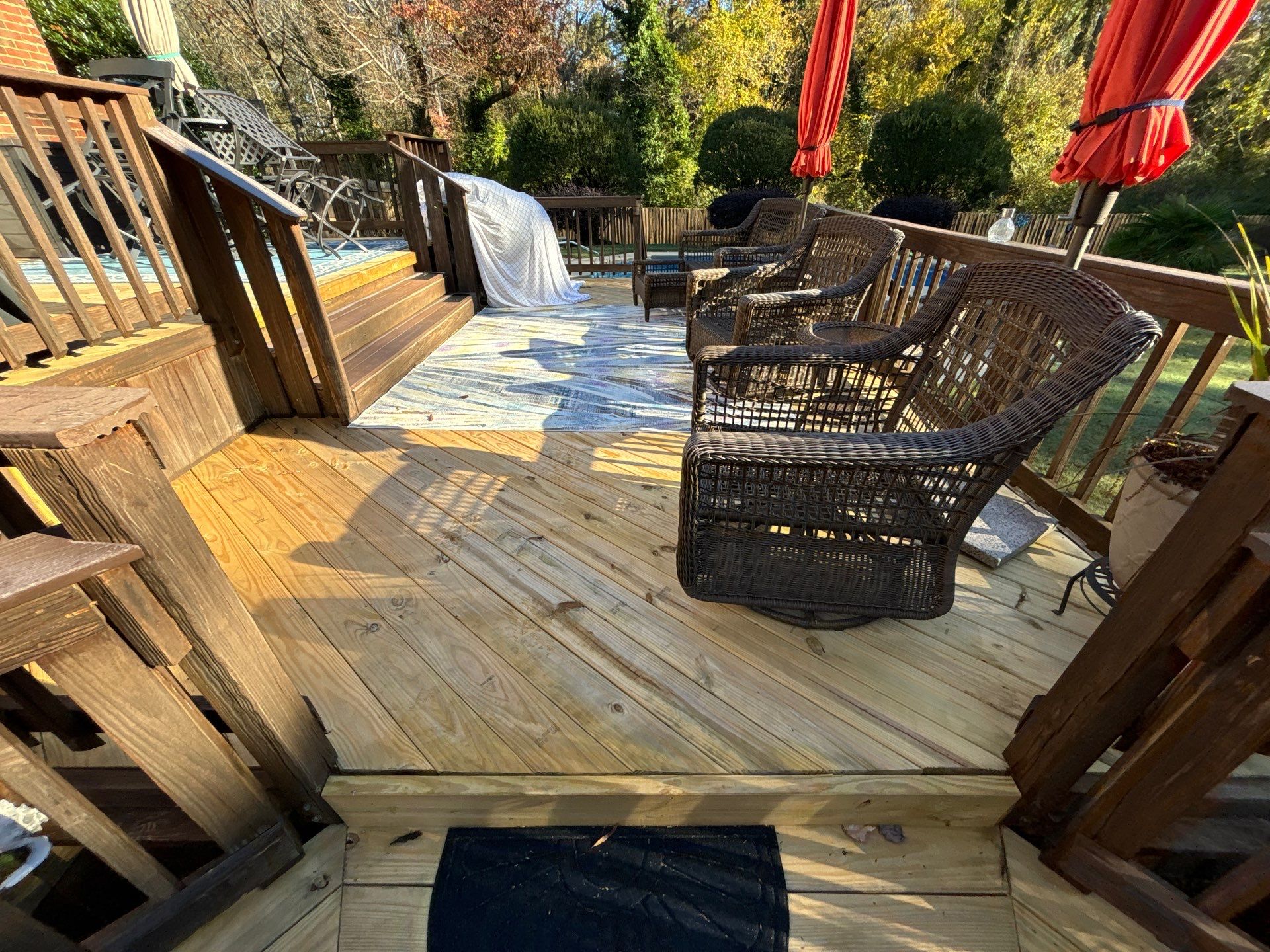 Weathered Deck using Wood Sealant by DuraSeal
