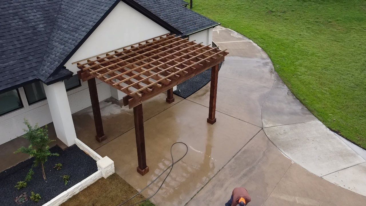Pergola Entry for Function & a Modern Look by Peterson’s 