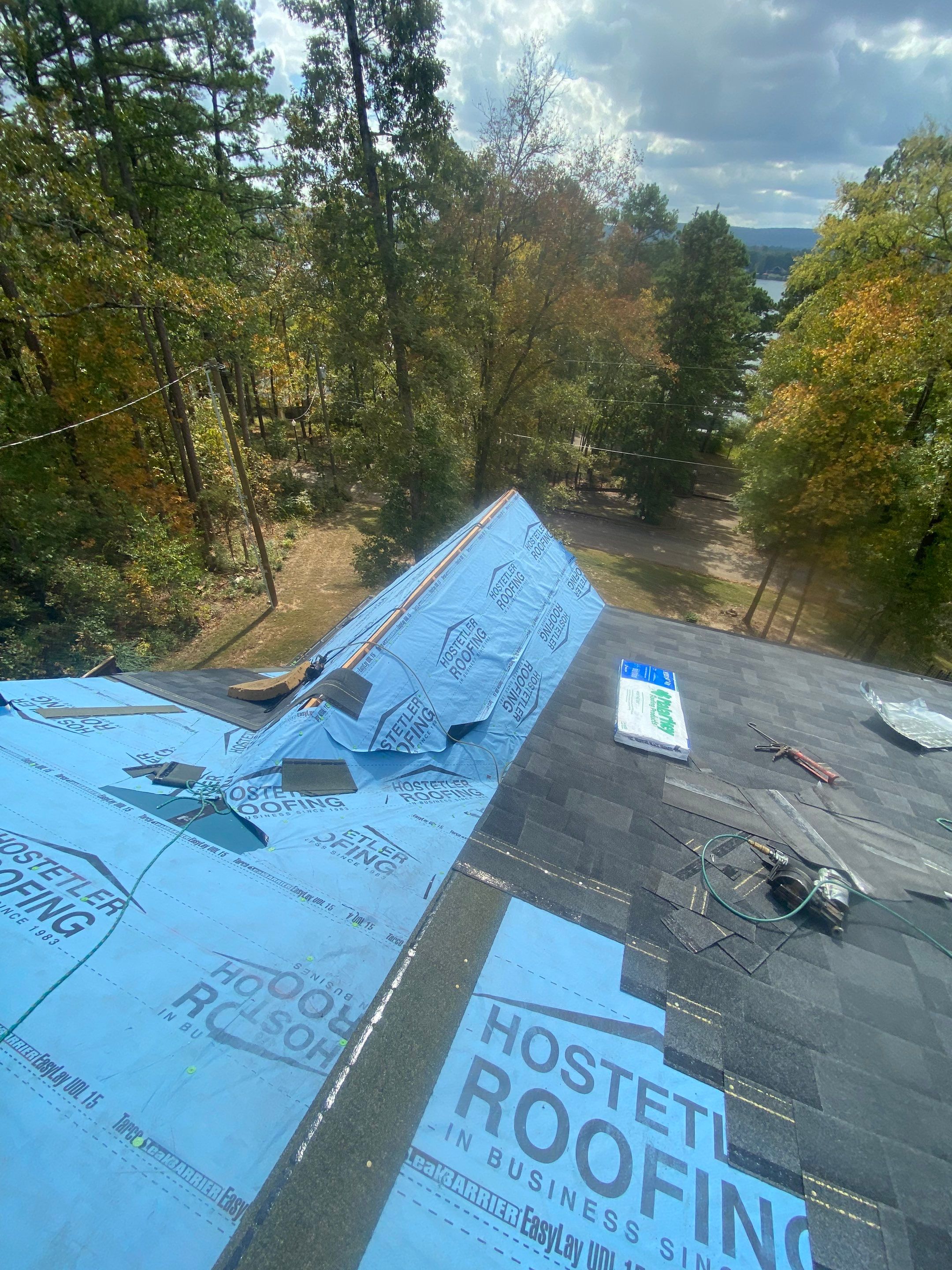 Residential Roofing Repair using Malarkey Vista: Midnight Black by Hostetler Roofing