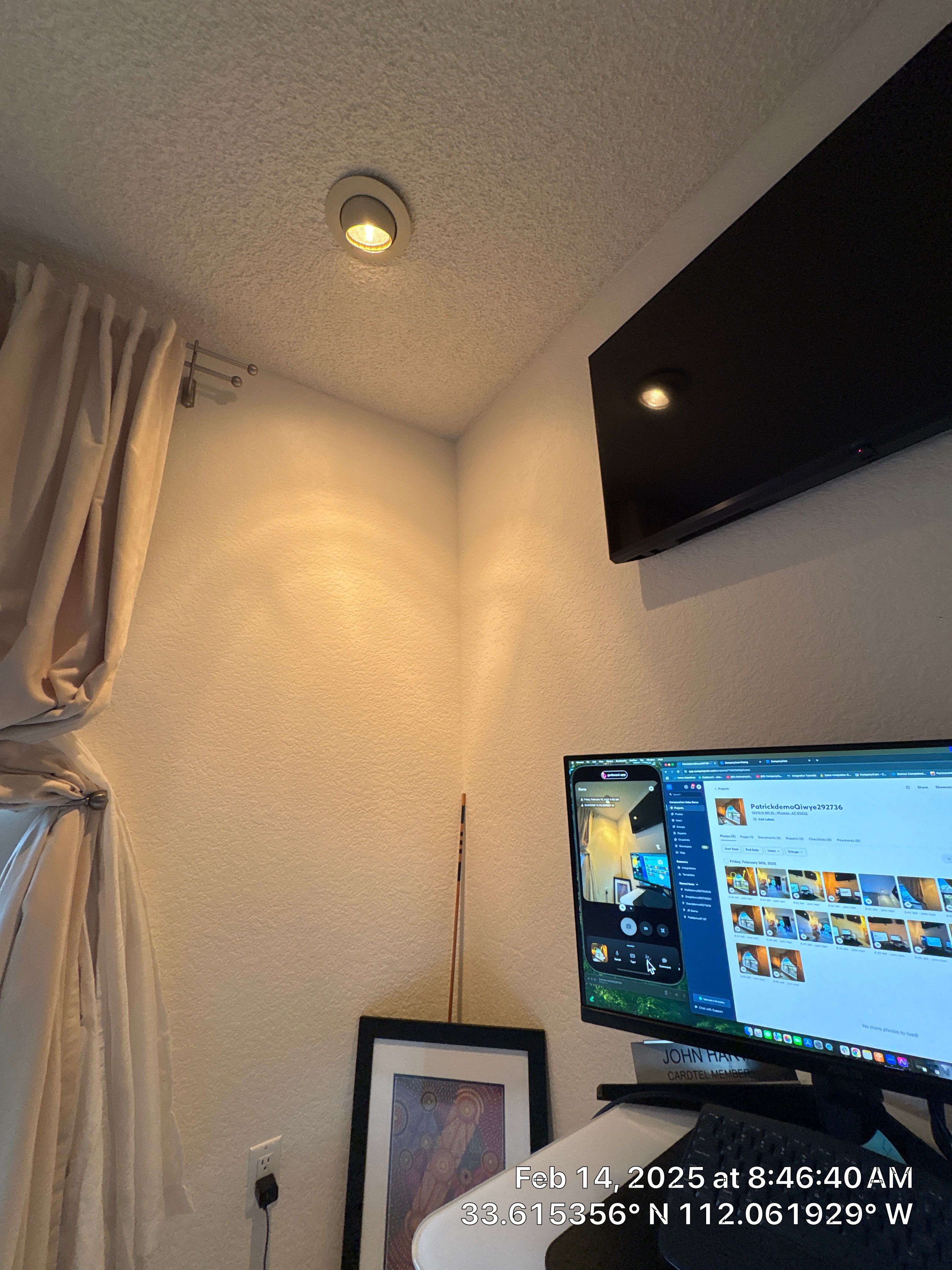 Camera Install using james hardy by CompanyCam Sales Demo