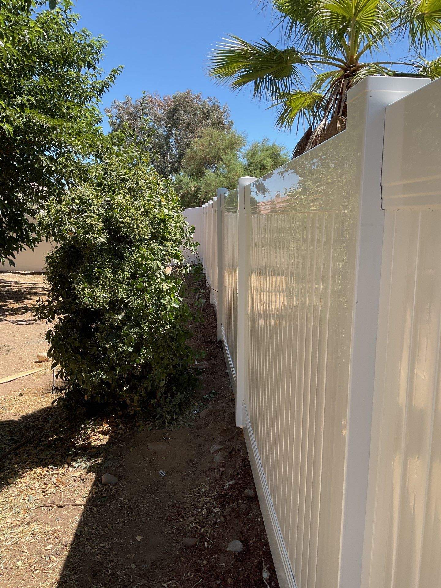 Fence Installation using Vinyl by Fence Guys Inc. 