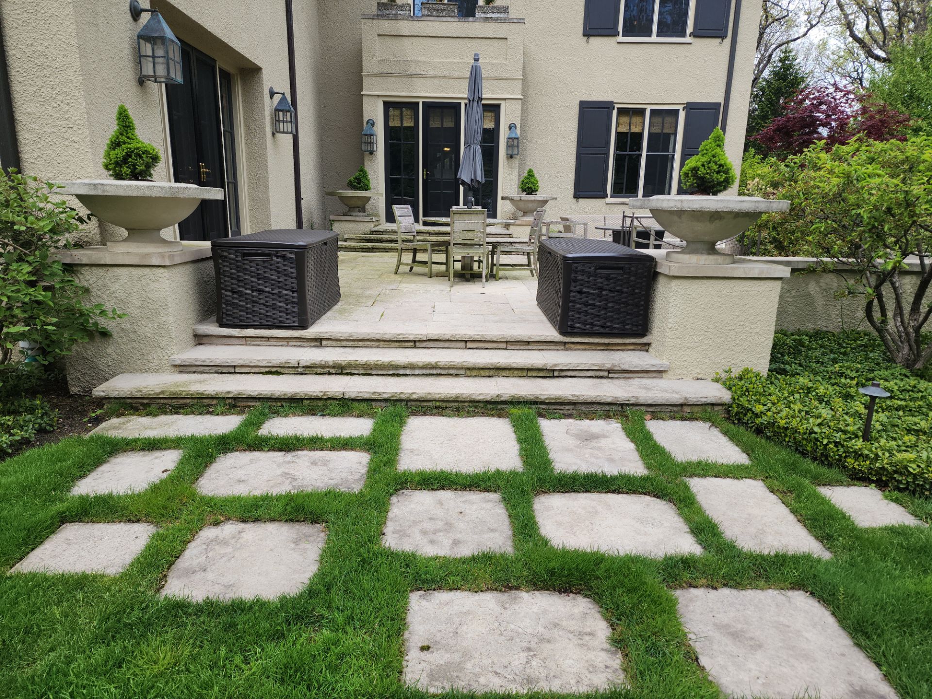 Natural Stone Surface Pressure Washing by Northern Power Washing LLC.