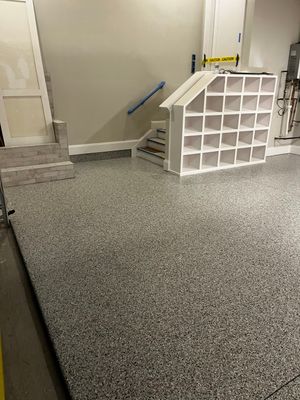 Garage Floor Coating using Coyote