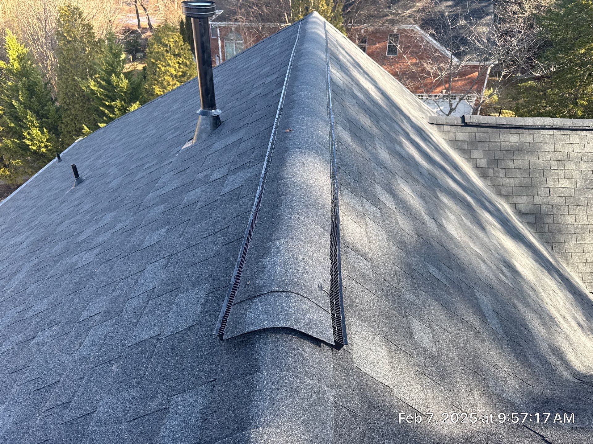 Charlotte, NC Architectural Shingle Roof Replacement and Velux Skylight Installation by Merritt Roofing LLC