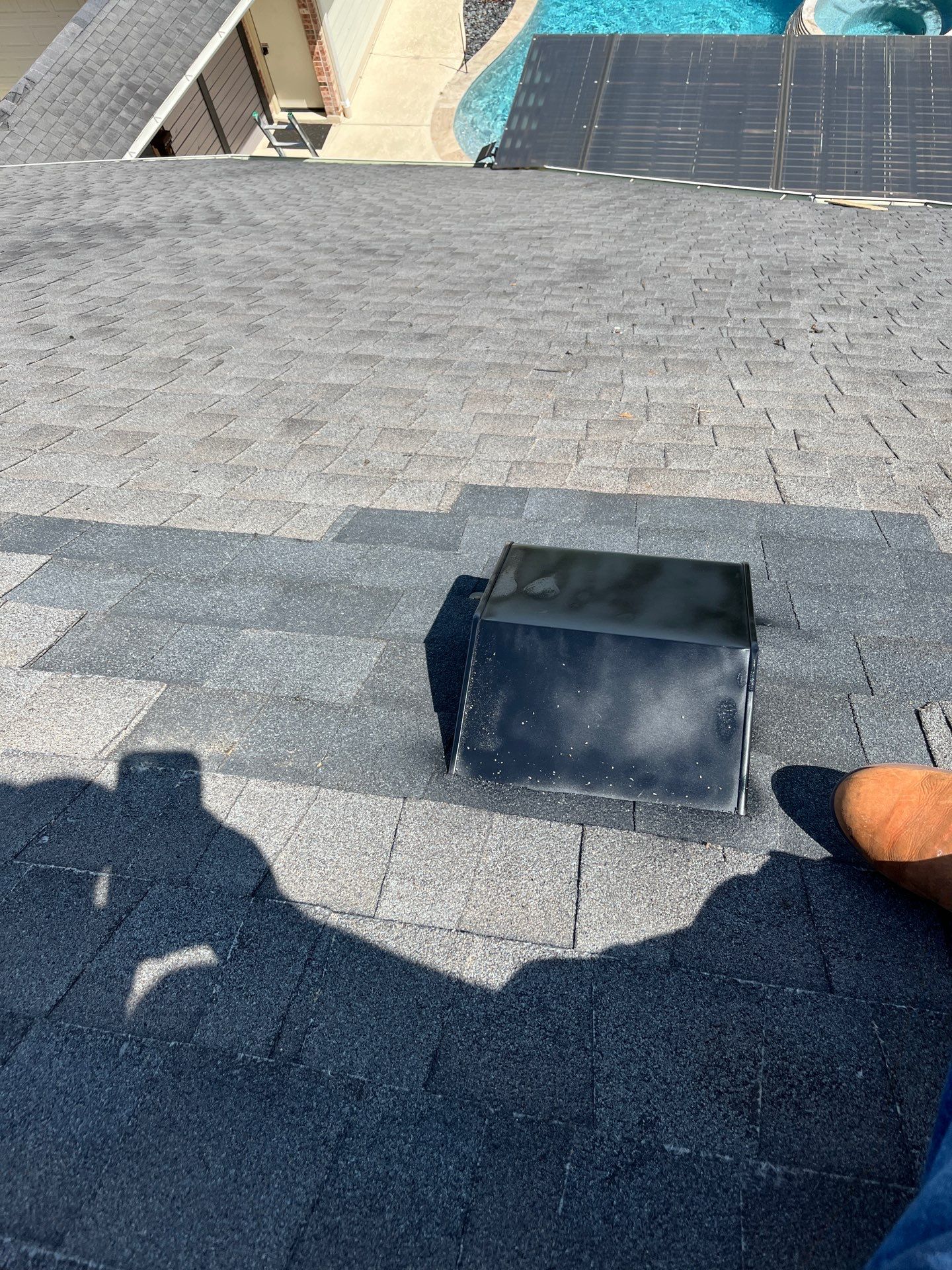 Hail Damage using Owen's Corning Duration (Lifetime) Shingles by Roof Repair Services LLC