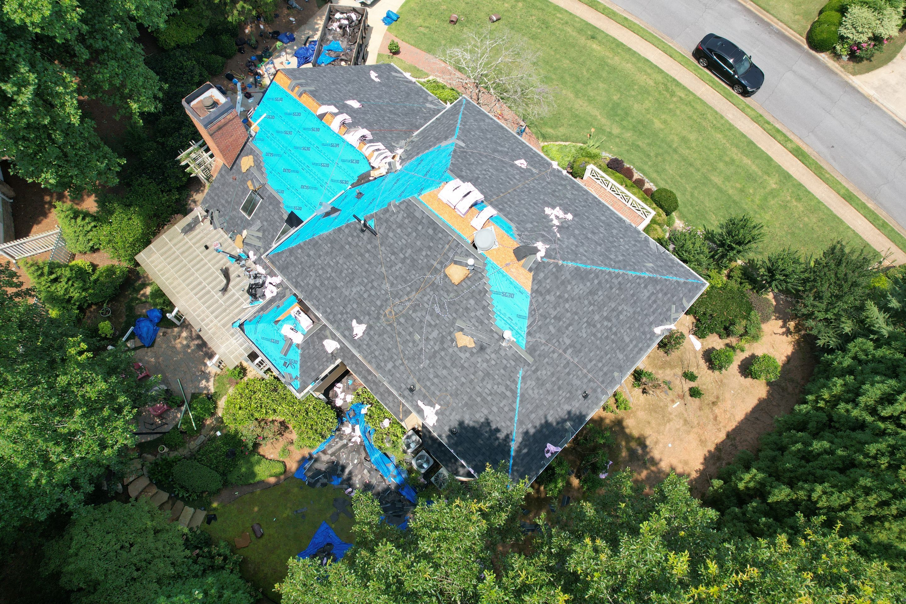 Residential Roofing Installation using Owens Corning by Inspector Roofing and Restoration
