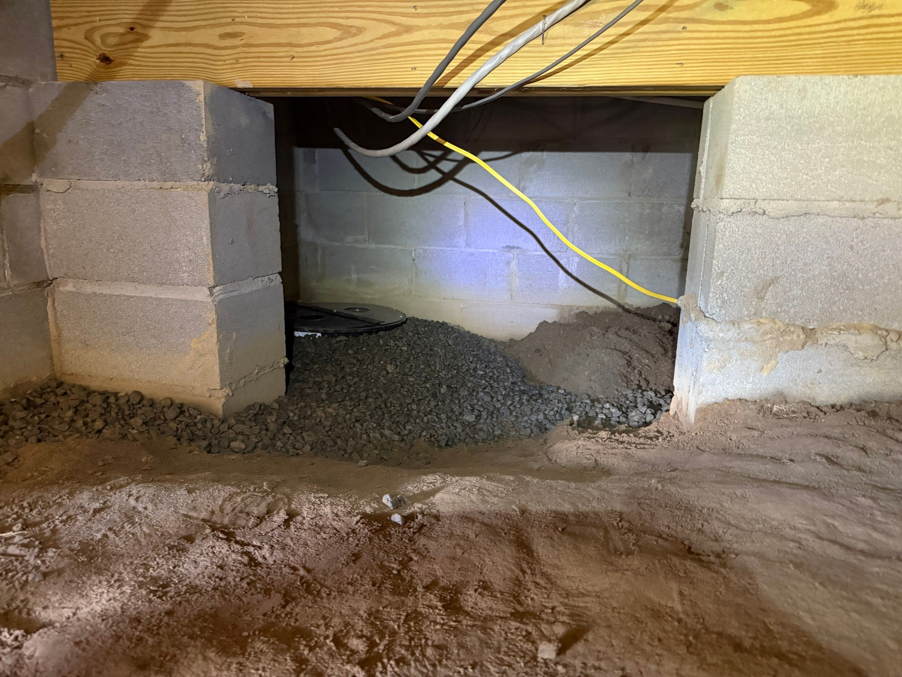 Project in Franklin by Patriot Crawl Space Repairs