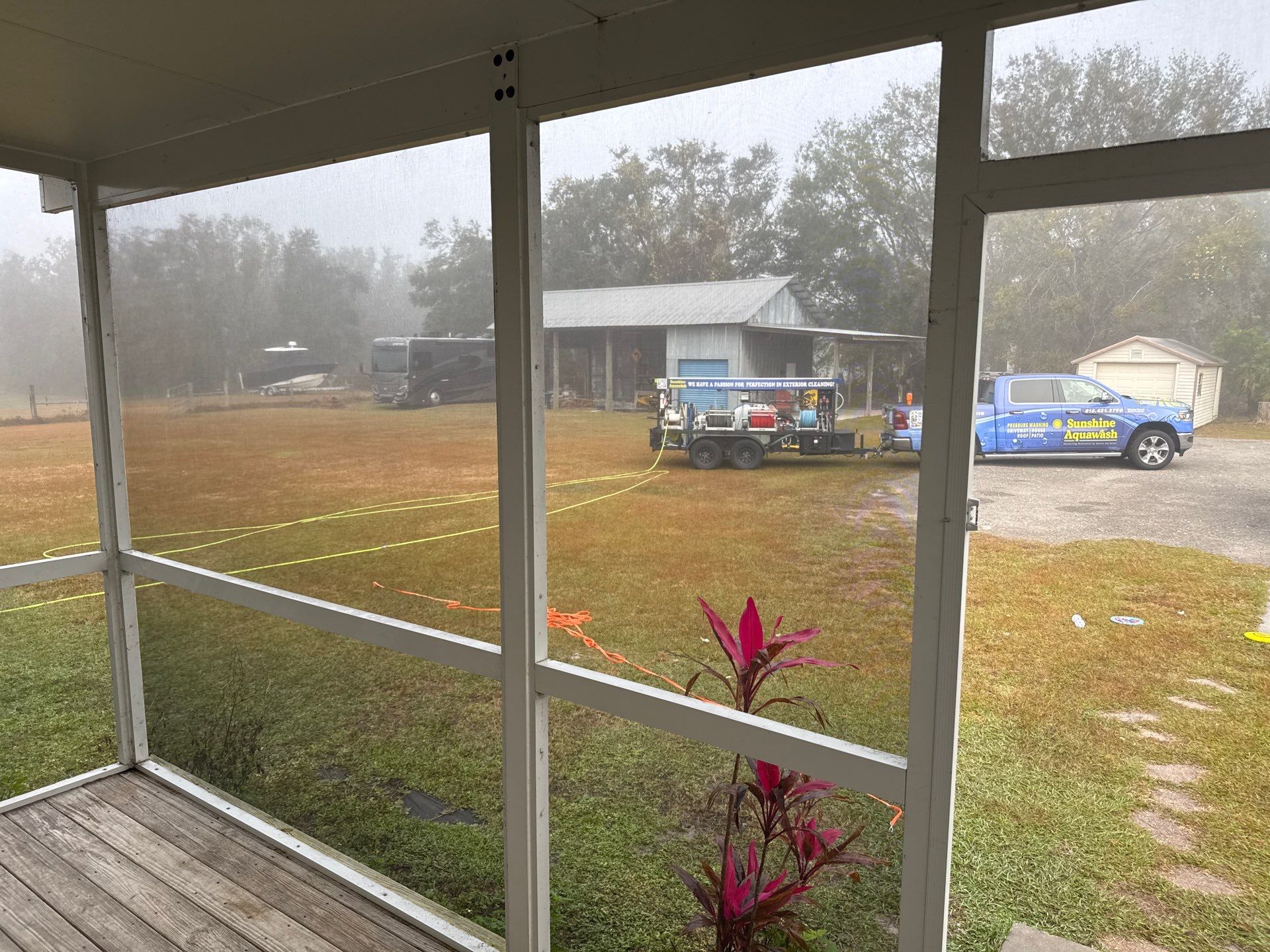 House Wash & Porch Cleaning in Homestead Property, Parrish, FL | Sunshine AquaWash by Sunshine AquaWash