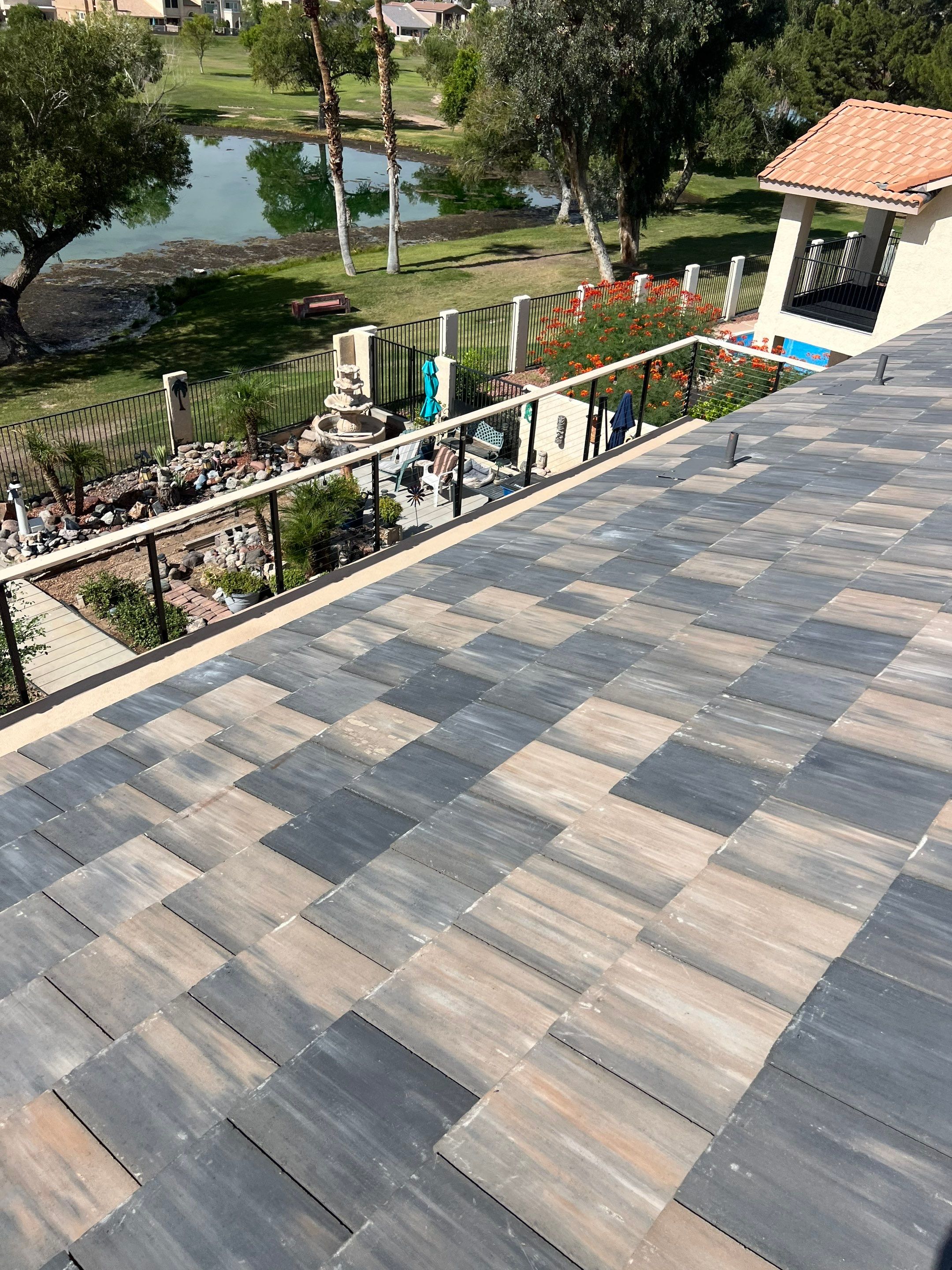 Weathered Ash Concrete Tile by Reimagine Roofing